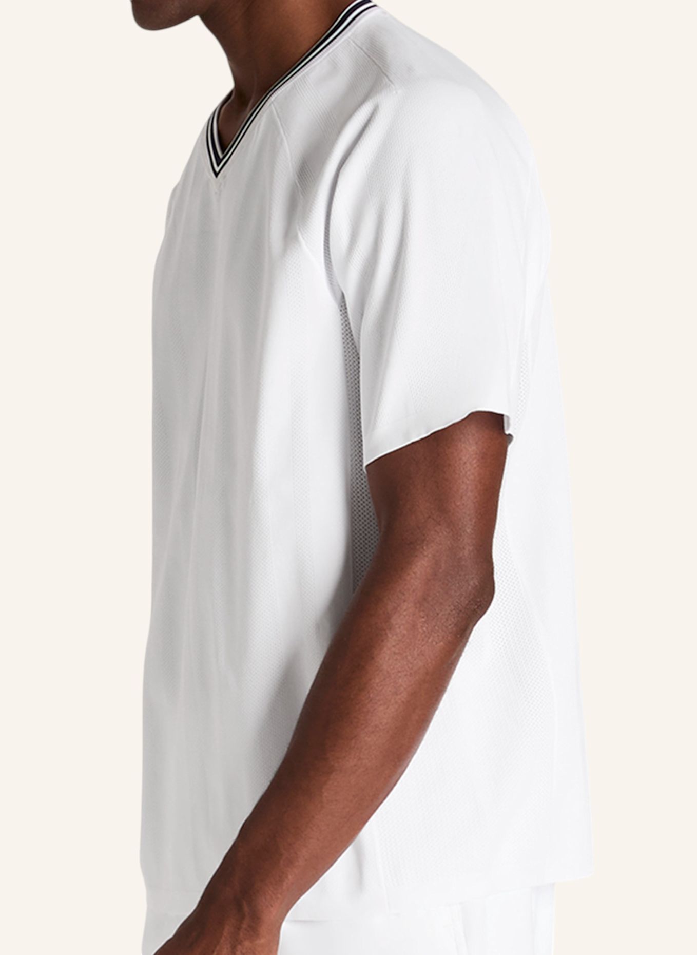 Wilson Shirt M SYSTEMS RALLY TEE: WEISS