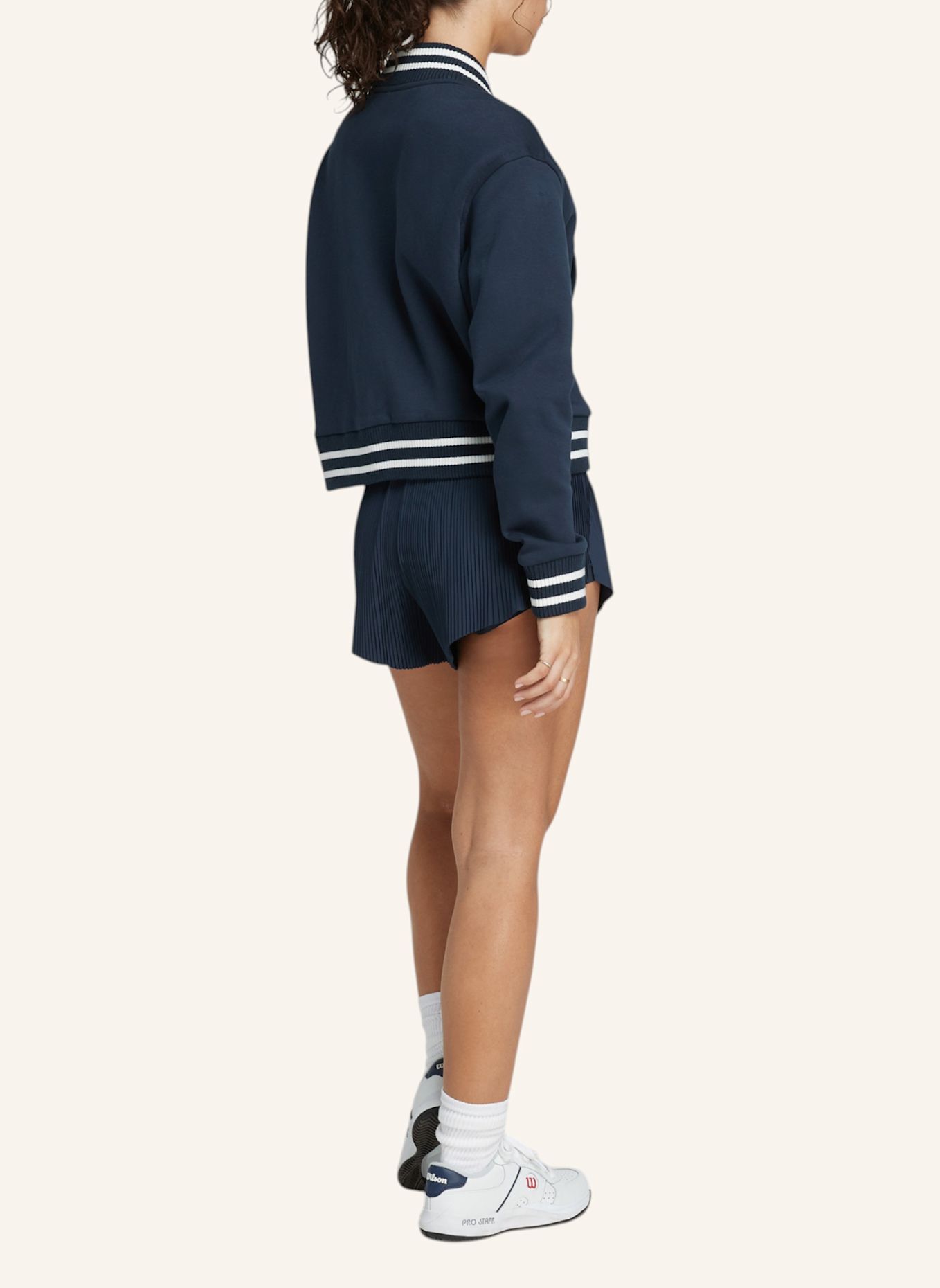 Wilson Sportjacke W HUDSON VARSITY BOMBER CROPPED: BLAU
