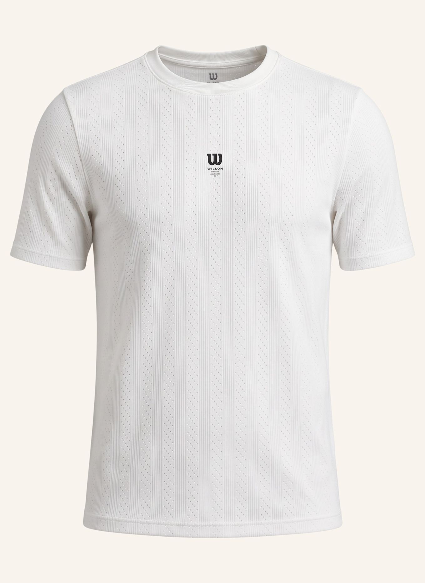 Wilson Shirt M GAME POINT SEAMLESS TEE: WEISS