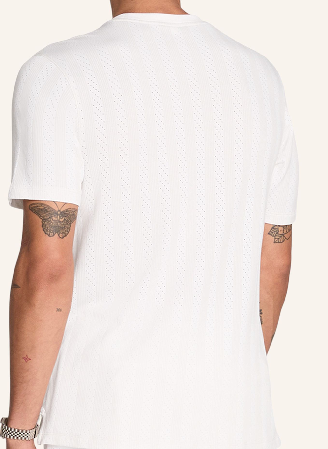 Wilson Shirt M GAME POINT SEAMLESS TEE: WEISS