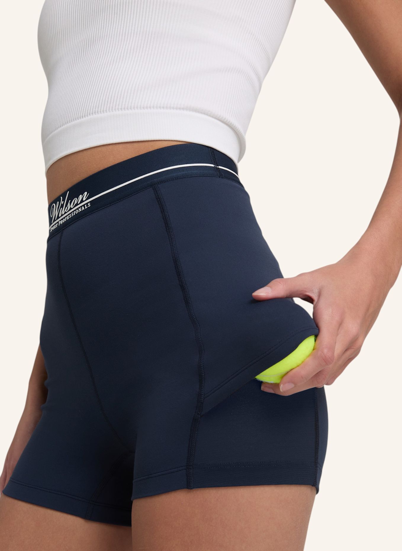 Wilson Sportshorts W TENNIS BALL SHORT: DUNKELBLAU