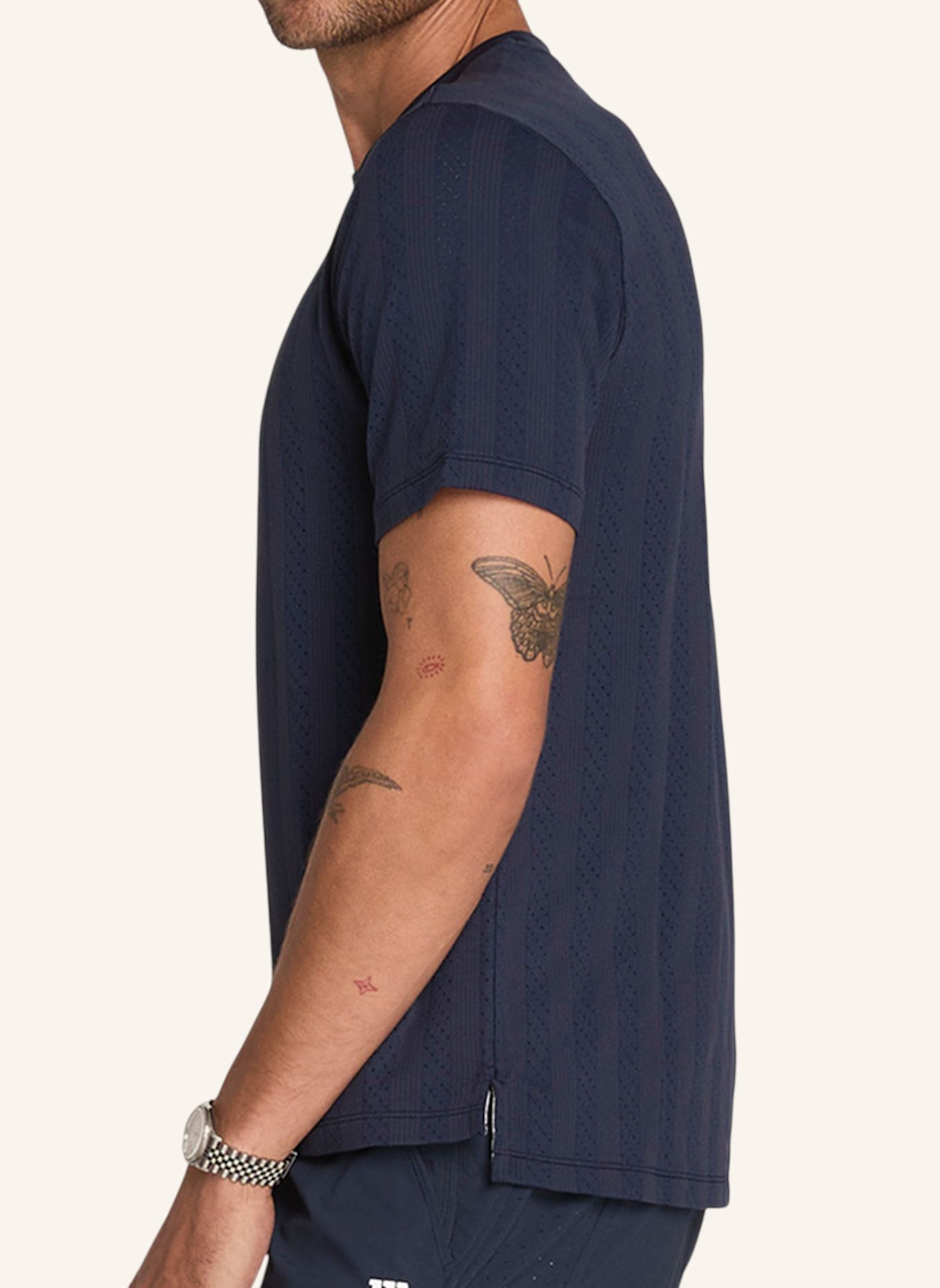Wilson T-Shirt M GAME POINT SEAMLESS TEE: BLAU