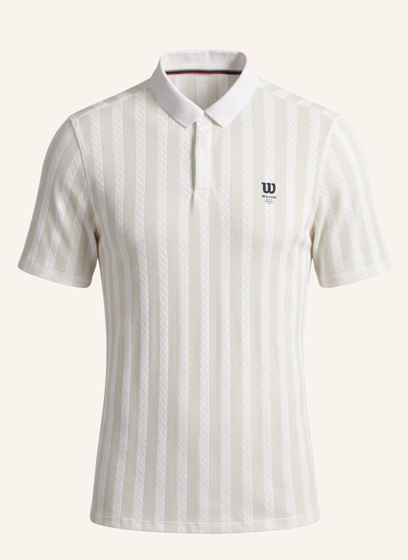 Wilson Poloshirt M GAME POINT SEAMLESS POLO: WEISS