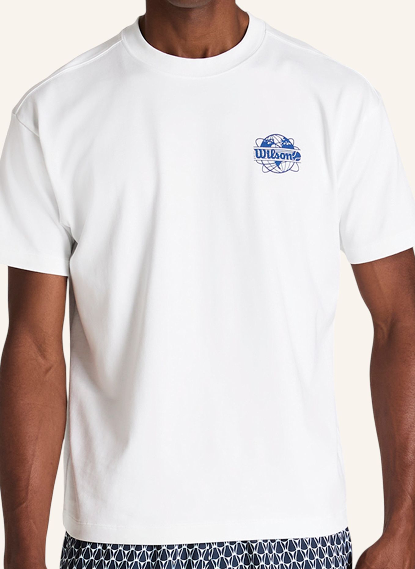 Wilson Shirt M CLASSIC GRAPHIC TEE: HELLBLAU