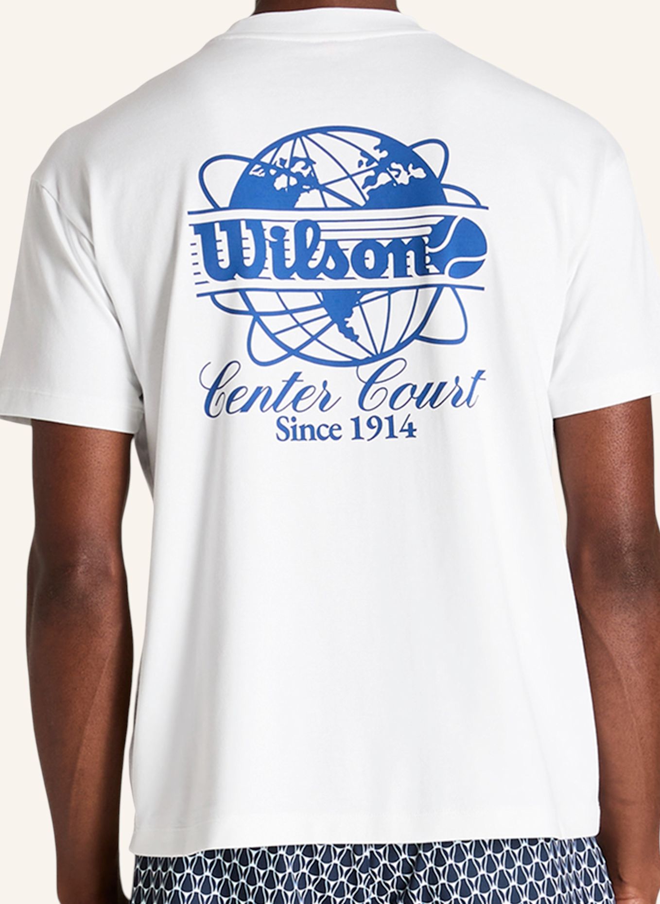 Wilson Shirt M CLASSIC GRAPHIC TEE: HELLBLAU