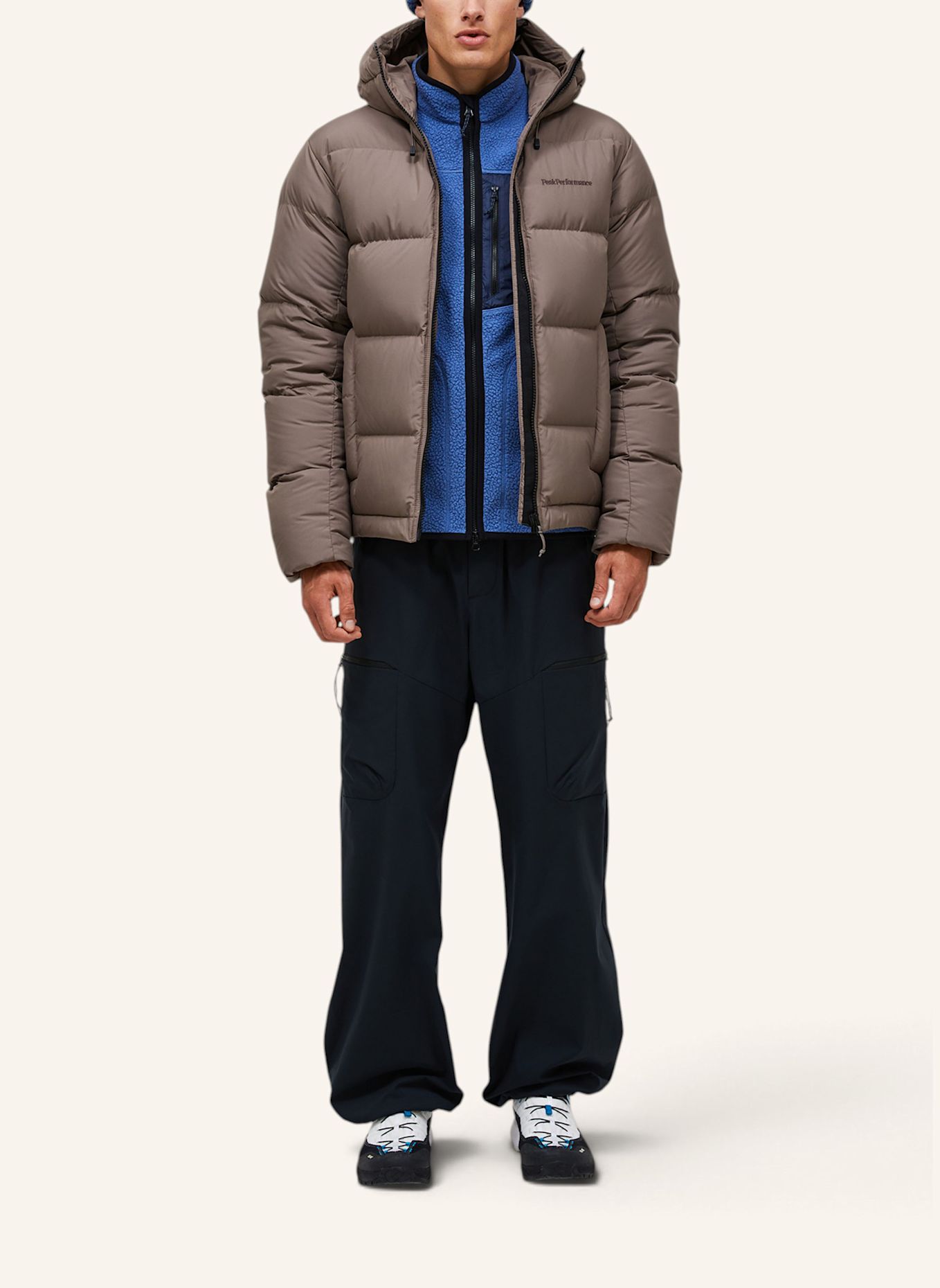 Peak Performance M Rivel Down Puffer Jacket Daunenjacke: HELLBRAUN