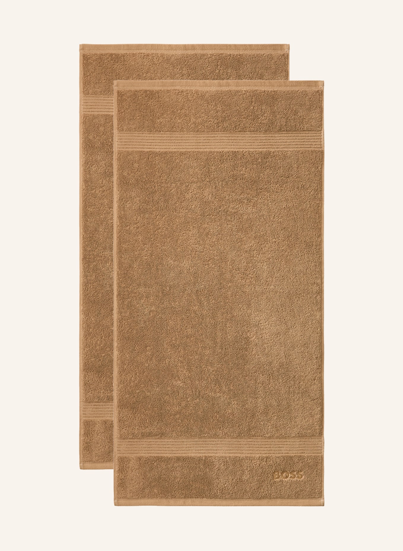 BOSS Handtuch Set LOFT (2TLG), Farbe: CAMEL (Bild 1)