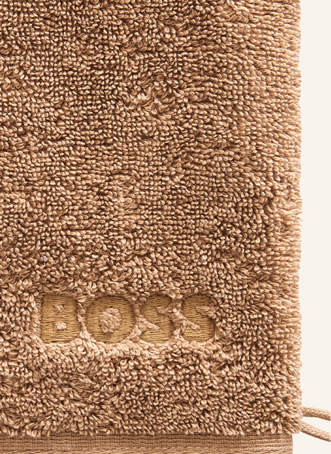 BOSS 4er-Set Waschhandschuhe 4ER-SET WASCHHANDSCHUHE, Farbe: CAMEL (Bild 5)