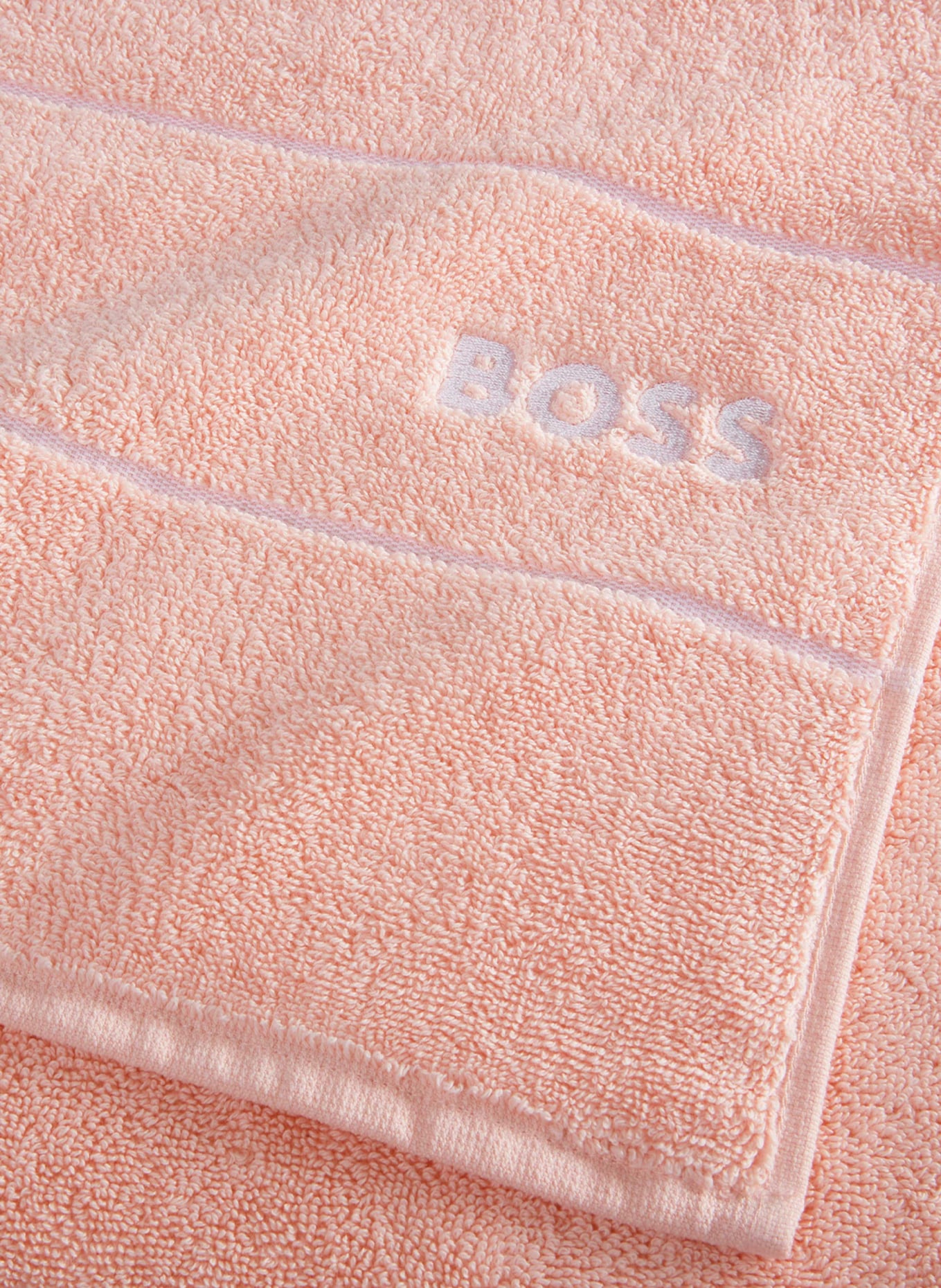 BOSS Handtuch Set PLAIN (2TLG), Farbe: ROSA (Bild 4)