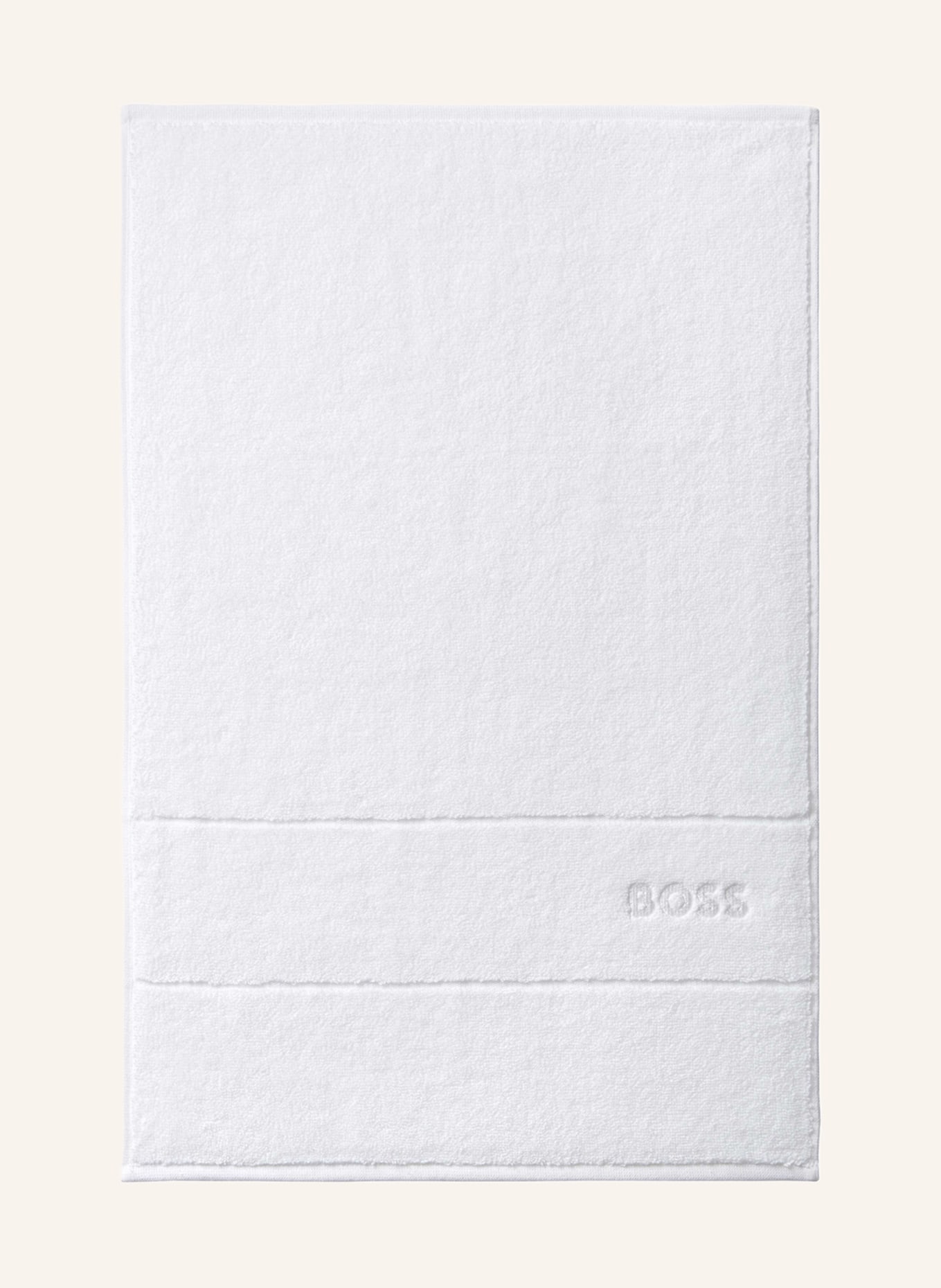 BOSS Gästehandtuch - Set PLAIN (2TLG), Farbe: WEISS (Bild 2)