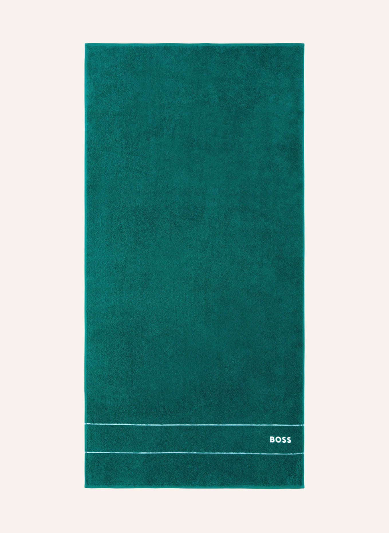 BOSS Duschtuch PLAIN, Farbe: DUNKELGRÜN (Bild 1)