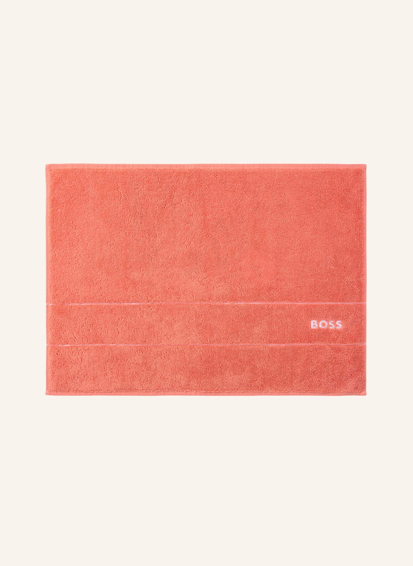 BOSS Badematte PLAIN, Farbe: LACHS (Bild 1)