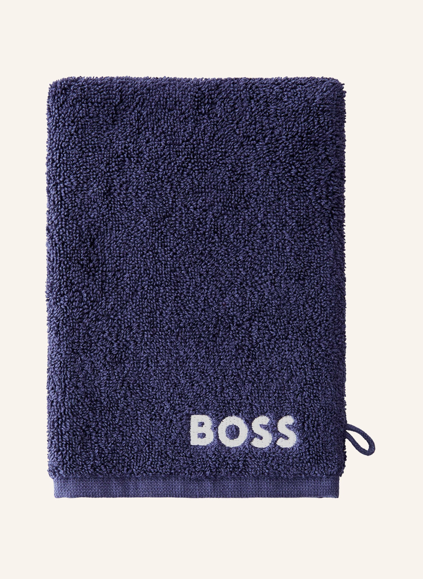 BOSS 4er-Set Waschhandschuhe 4ER-SET WASCHHANDSCHUHE, Farbe: BLAU (Bild 2)