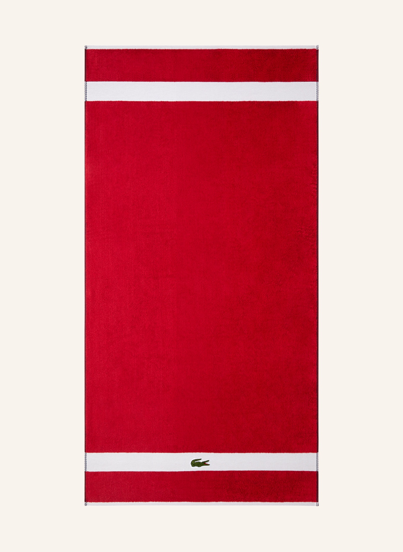 LACOSTE Duschtuch L CASUAL, Farbe: ROT (Bild 1)