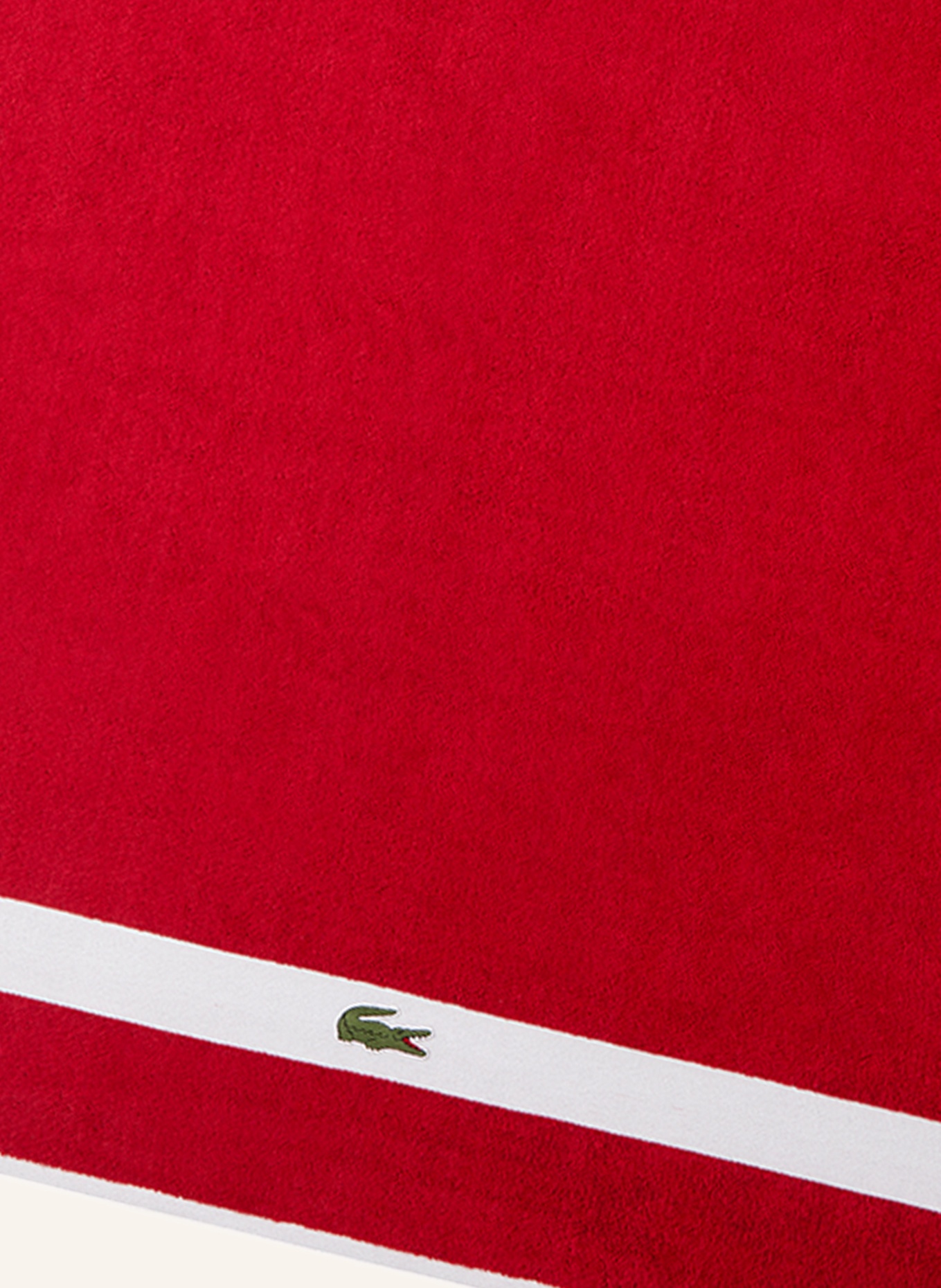 LACOSTE Badetuch L CASUAL, Farbe: ROT (Bild 5)