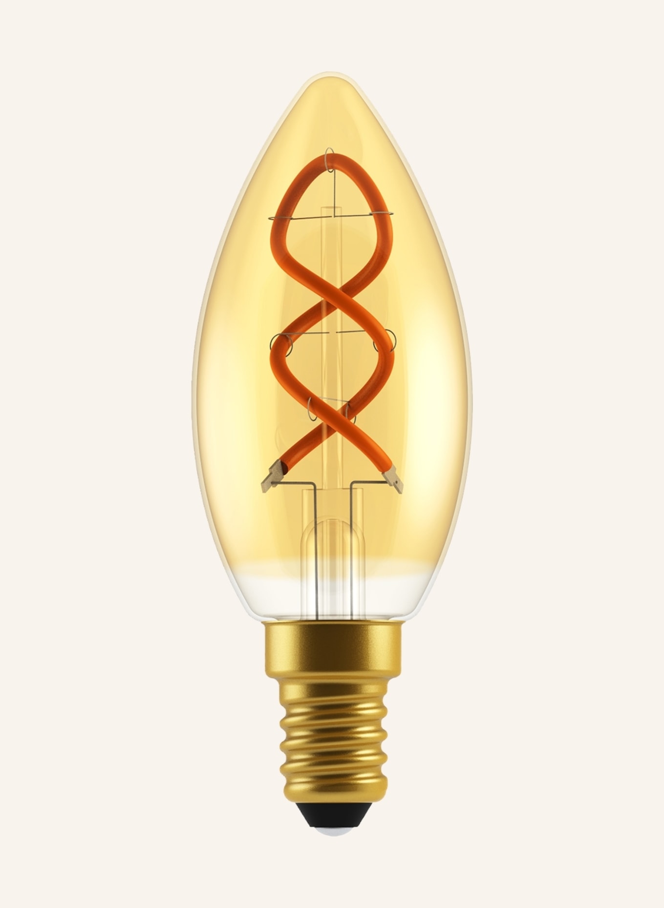 nordlux 3 er Set LED Filament Leuchtmittel, Farbe: GOLD (Bild 1)