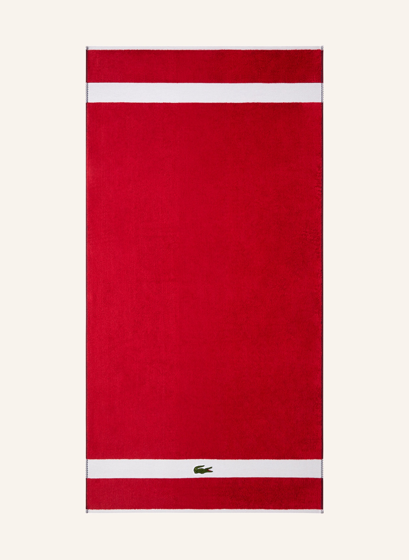 LACOSTE Duschtuch L CASUAL, Farbe: ROT (Bild 3)