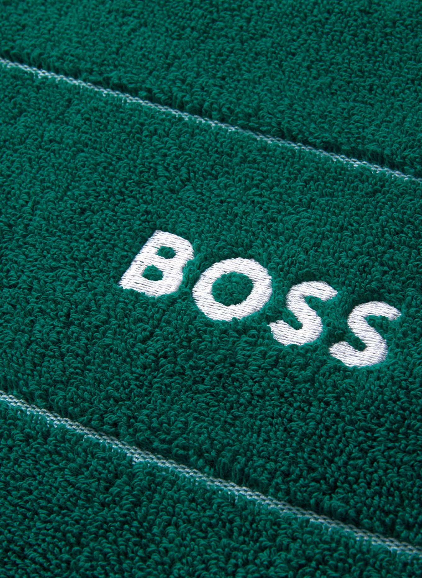 BOSS Gästehandtuch - Set PLAIN (2TLG), Farbe: DUNKELGRÜN (Bild 5)