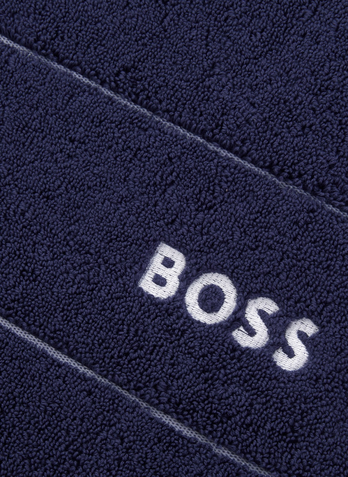 BOSS Gästehandtuch - Set PLAIN (2TLG), Farbe: BLAU (Bild 5)