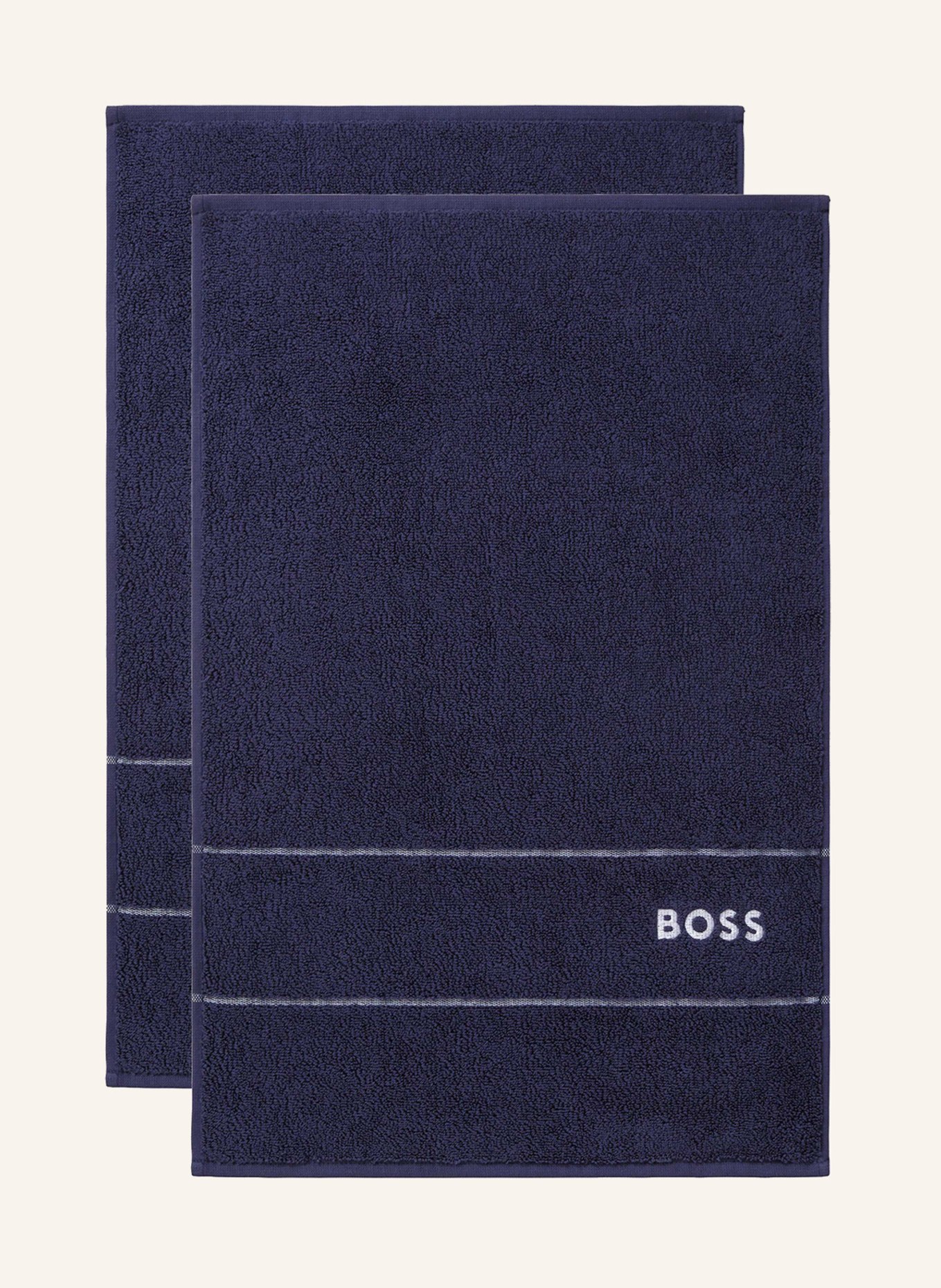 BOSS Gästehandtuch - Set PLAIN (2TLG), Farbe: BLAU (Bild 6)