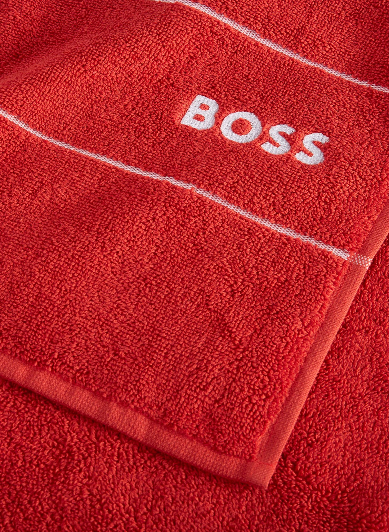 BOSS Handtuch Set PLAIN (2TLG), Farbe: ROT (Bild 7)