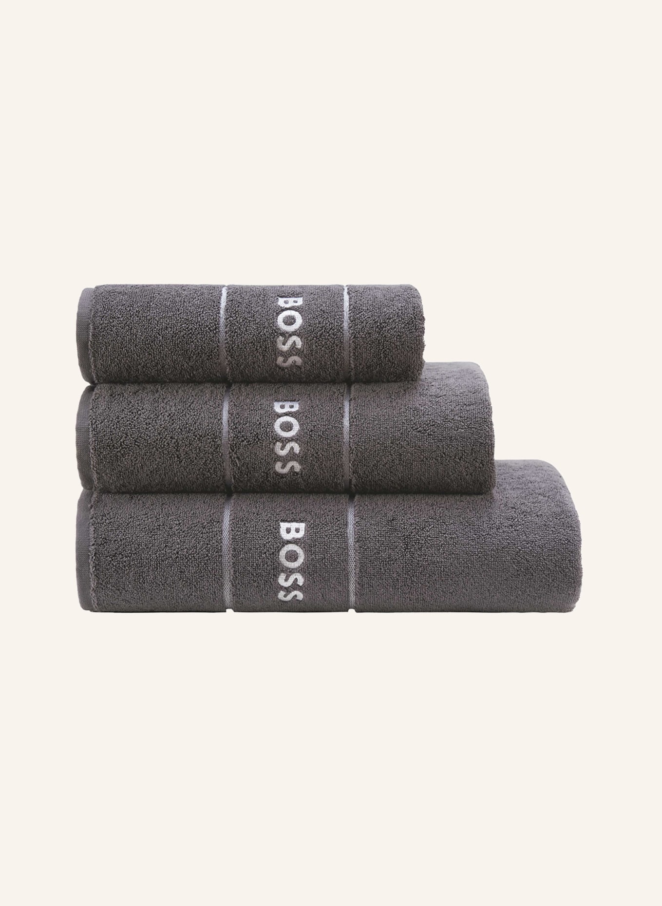 BOSS Badematte PLAIN, Farbe: GRAU (Bild 3)