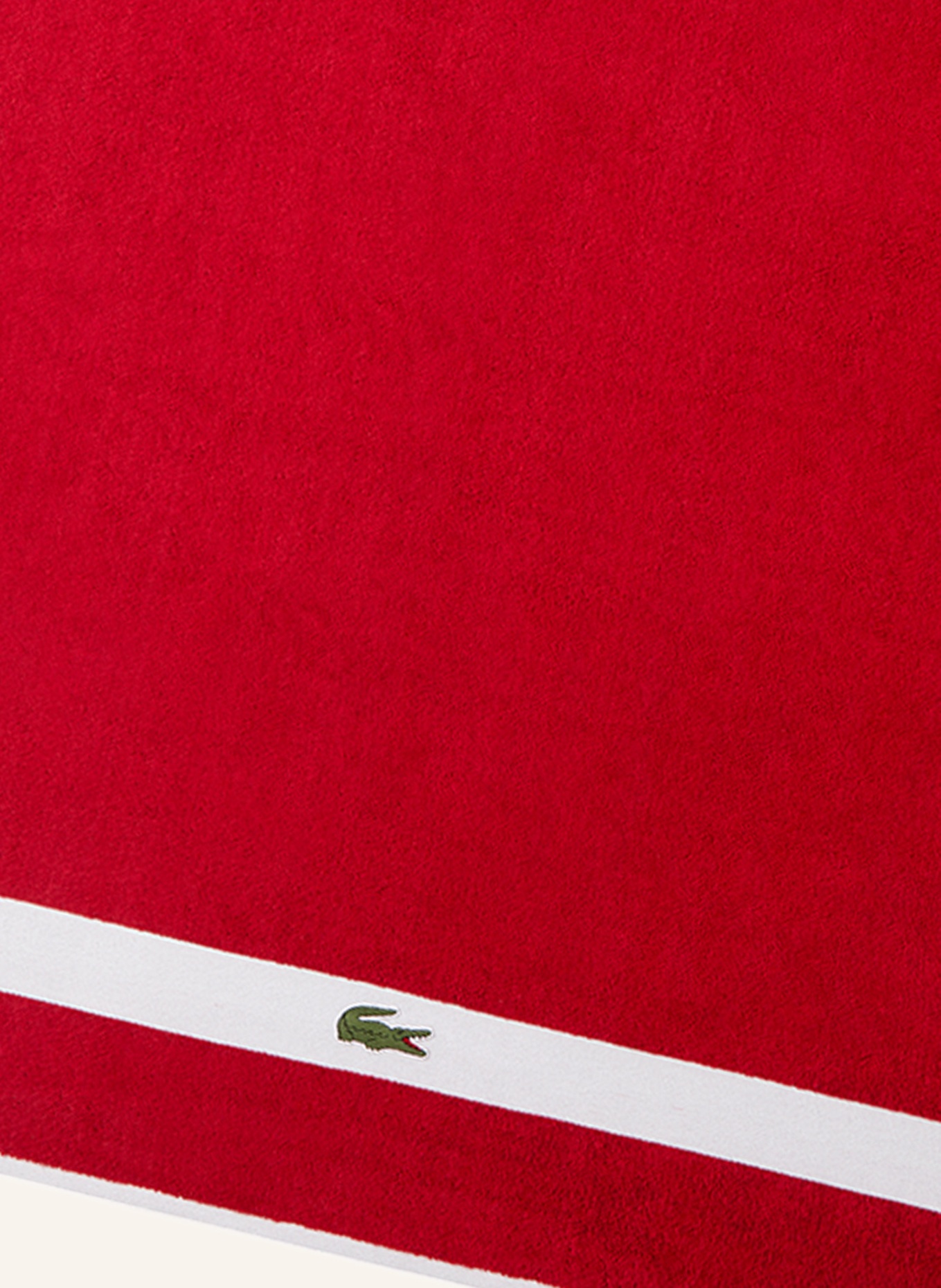 LACOSTE Badetuch L CASUAL, Farbe: ROT (Bild 7)