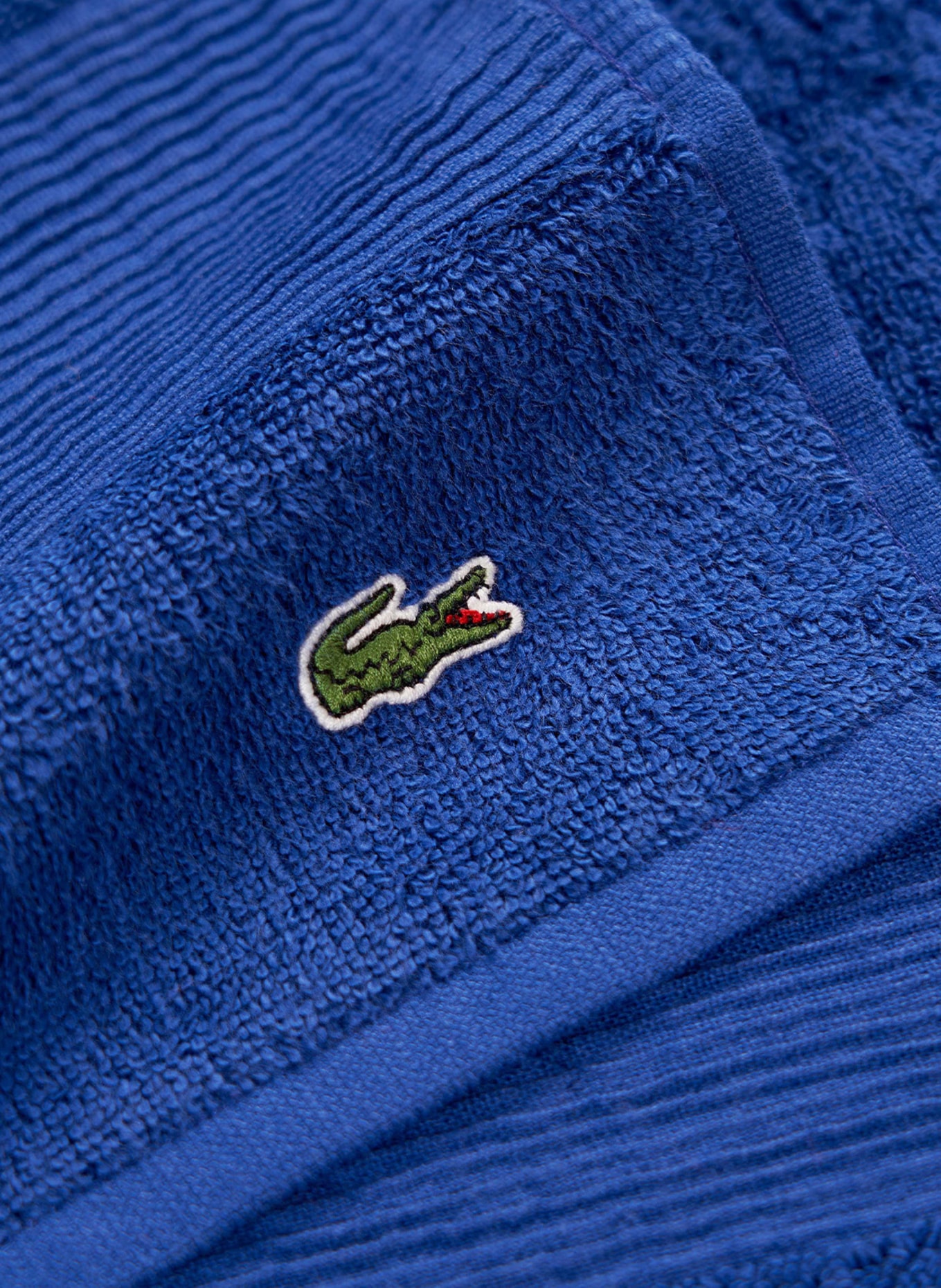 LACOSTE Gästehandtuch L LE CROCO (2TLG), Farbe: BLAU (Bild 1)