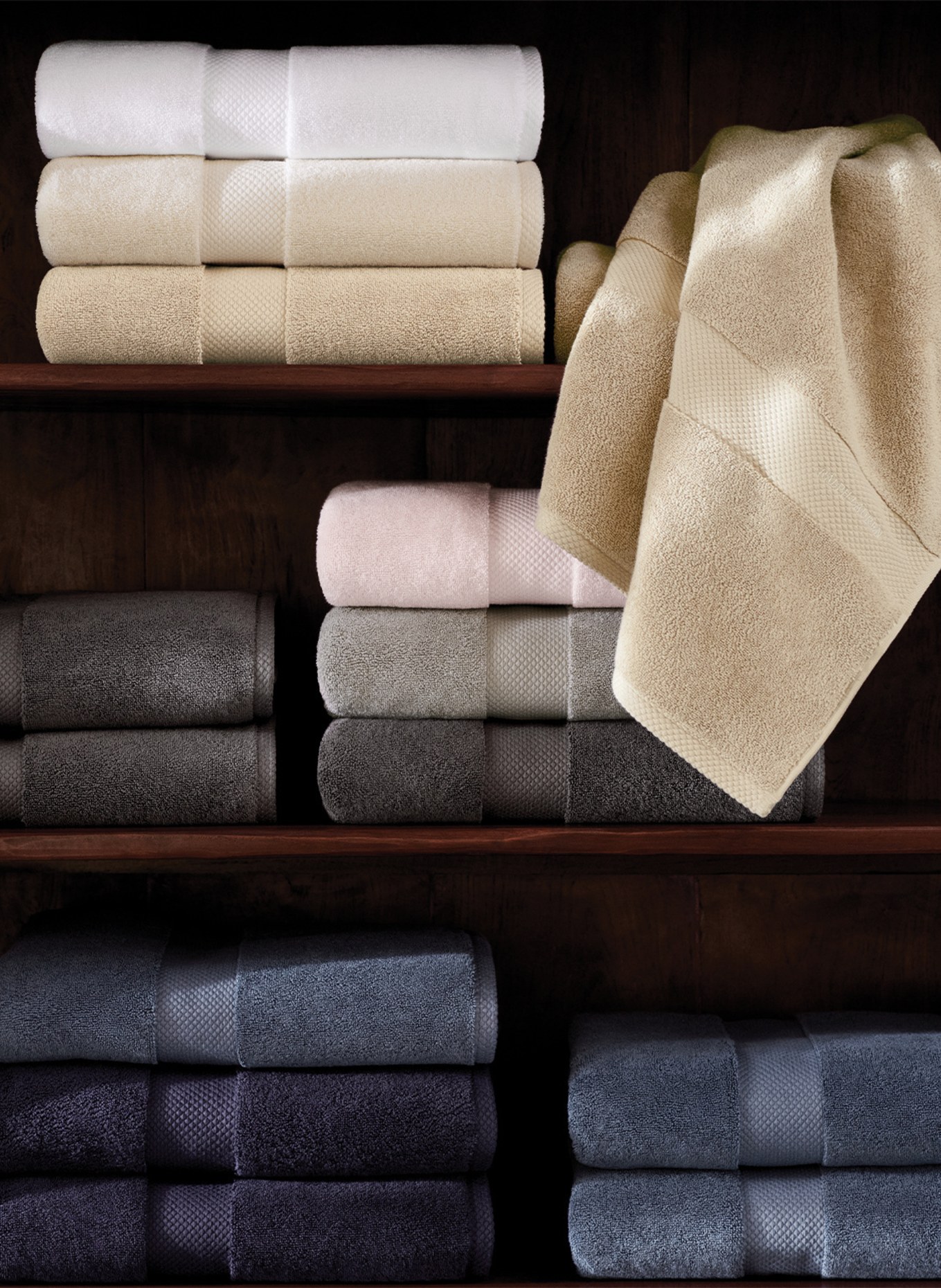 RALPH LAUREN HOME Handtuch AVENUE, Farbe: WEISS (Bild 6)