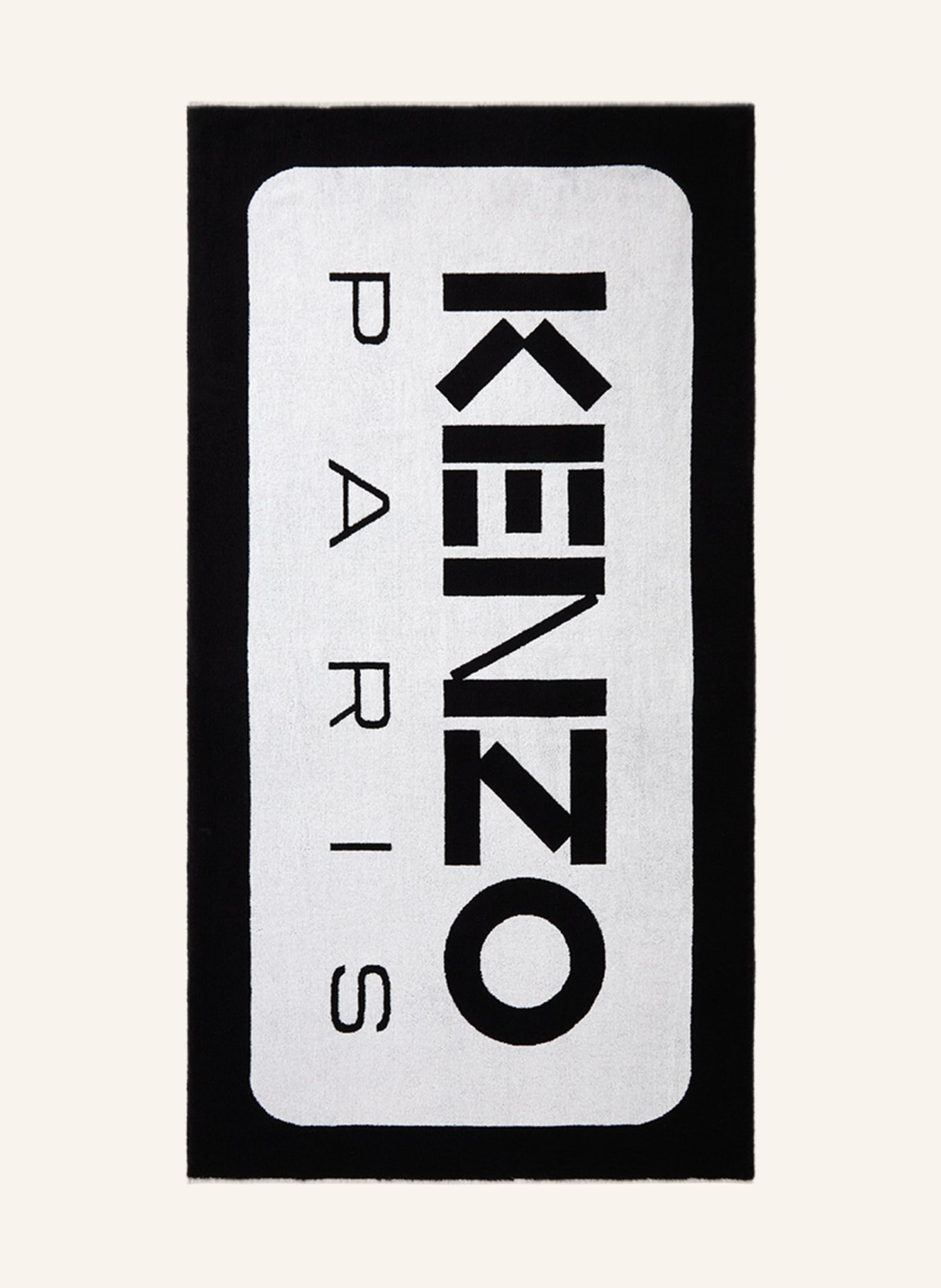 KENZO HOME Strandhandtuch KLABEL STRANDTUCH, Farbe: SCHWARZ (Bild 1)