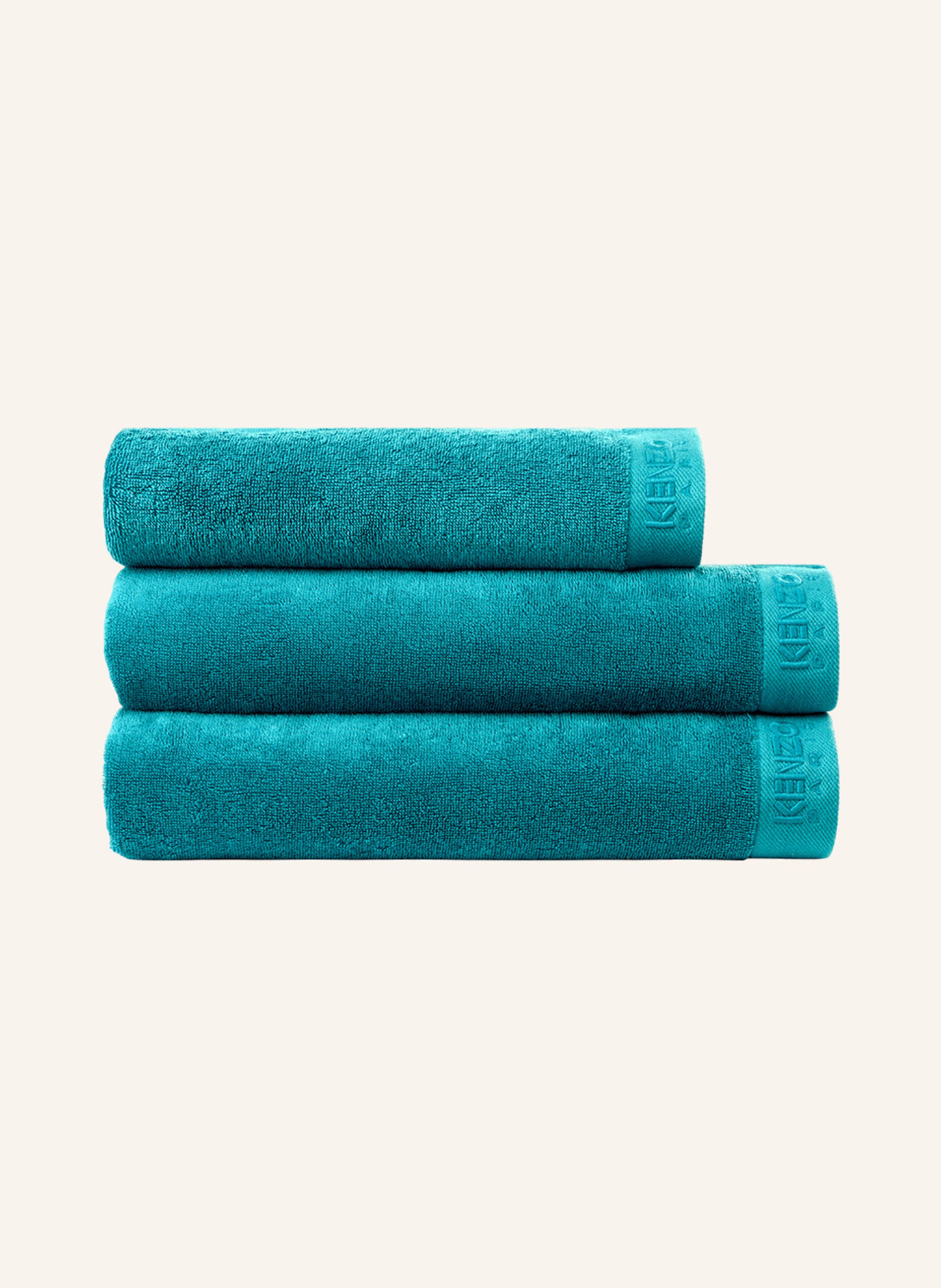 KENZO HOME Handtuch KZICONIC HANDTUCH, Farbe: PETROL (Bild 3)
