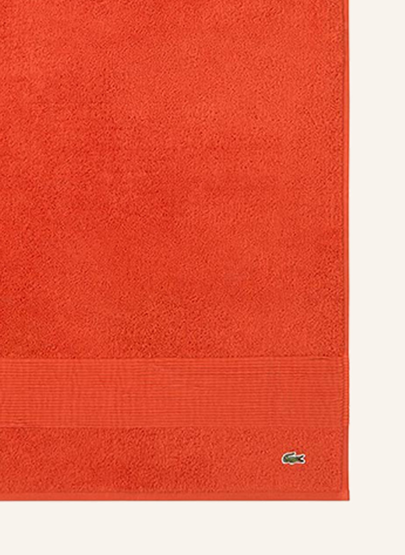 LACOSTE Duschtuch L LE CROCO, Farbe: ORANGE/ ROT/ BRAUN (Bild 2)