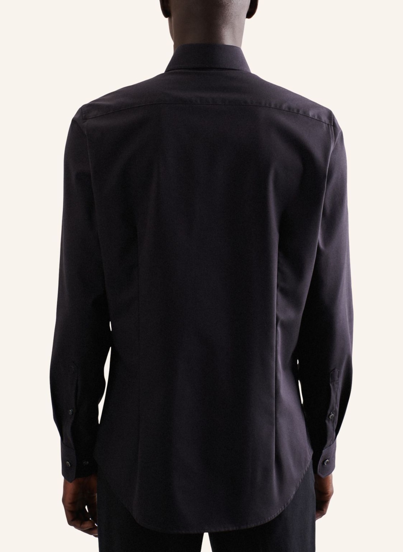 Größte in Japan seidensticker Business Hemd Shaped Fit in schwarz
