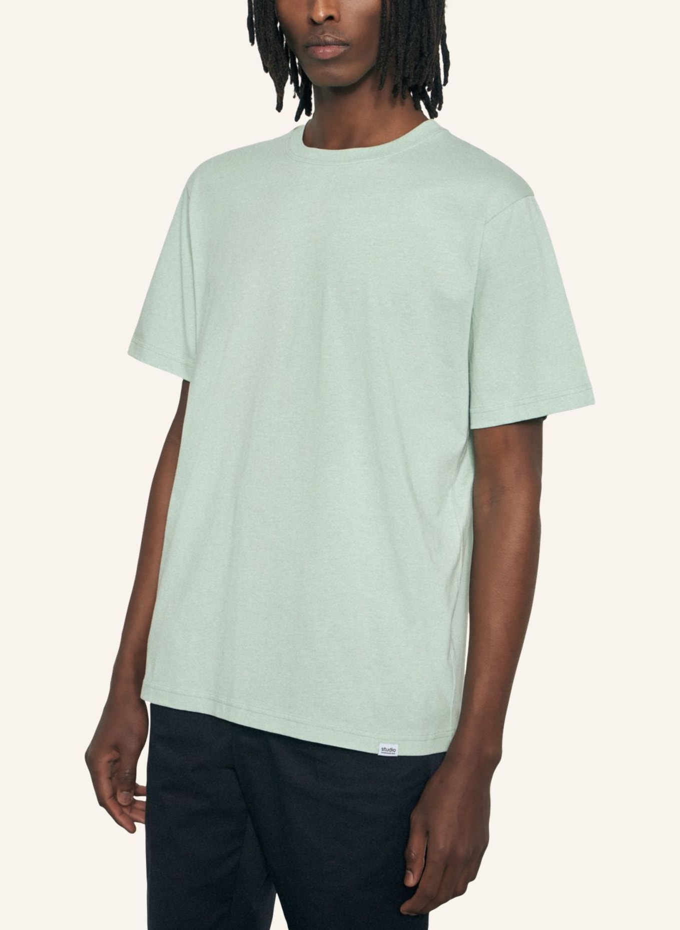 studio seidensticker T-Shirt Regular Fit, Farbe: GRÜN (Bild 4)
