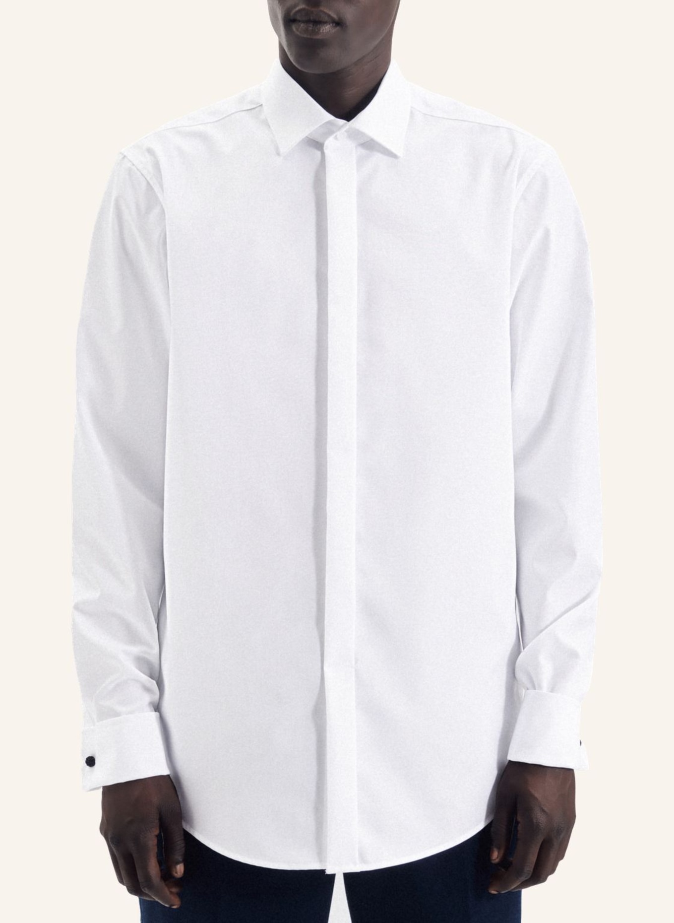seidensticker Smoking-Hemd Regular Fit mit Umschlagmanschette, Farbe: WEISS (Bild 7)