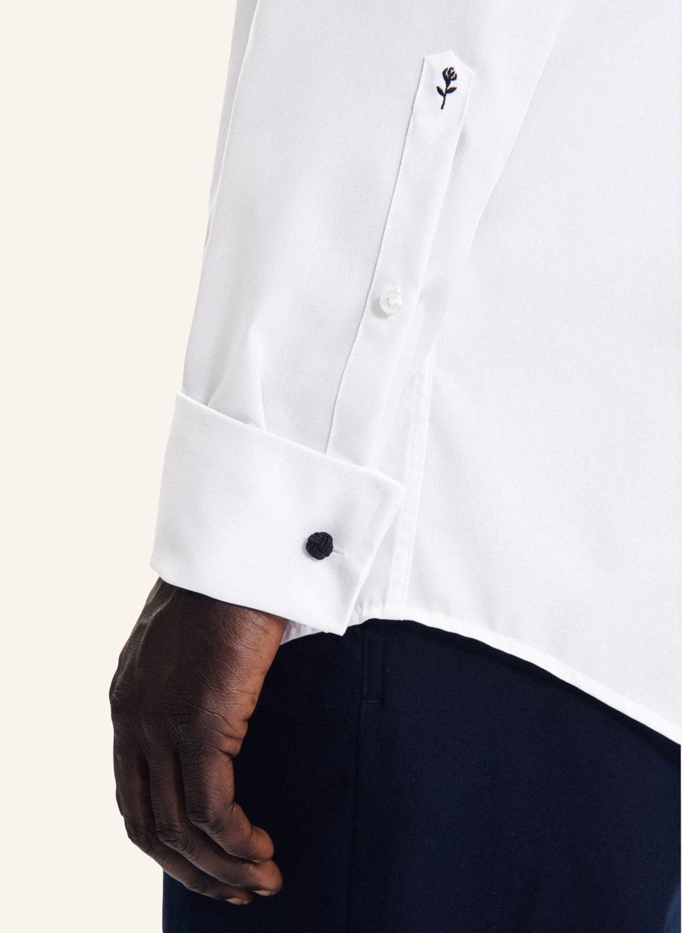 seidensticker Smoking-Hemd Regular Fit mit Umschlagmanschette, Farbe: WEISS (Bild 4)