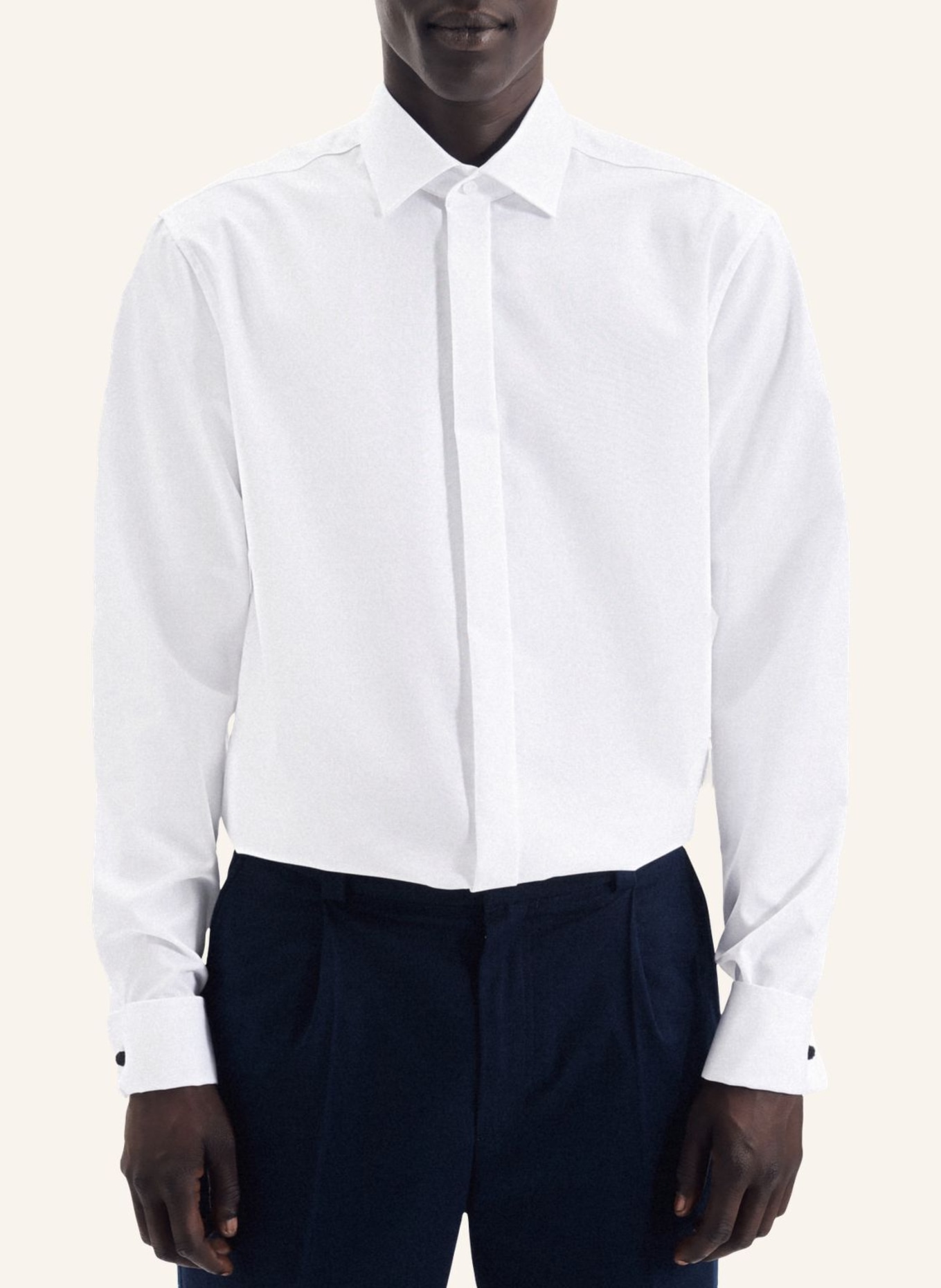 seidensticker Smoking-Hemd Regular Fit mit Umschlagmanschette, Farbe: WEISS (Bild 6)