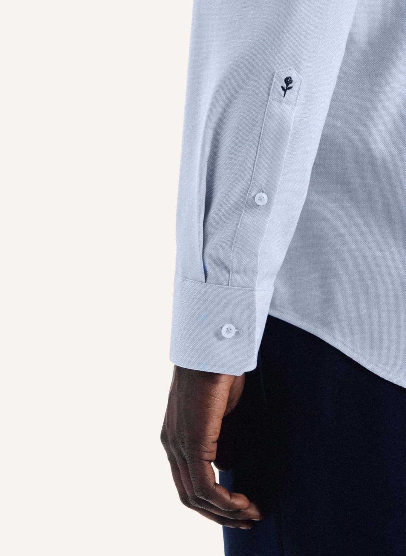 seidensticker Business Hemd Shaped Fit, Farbe: HELLBLAU (Bild 3)