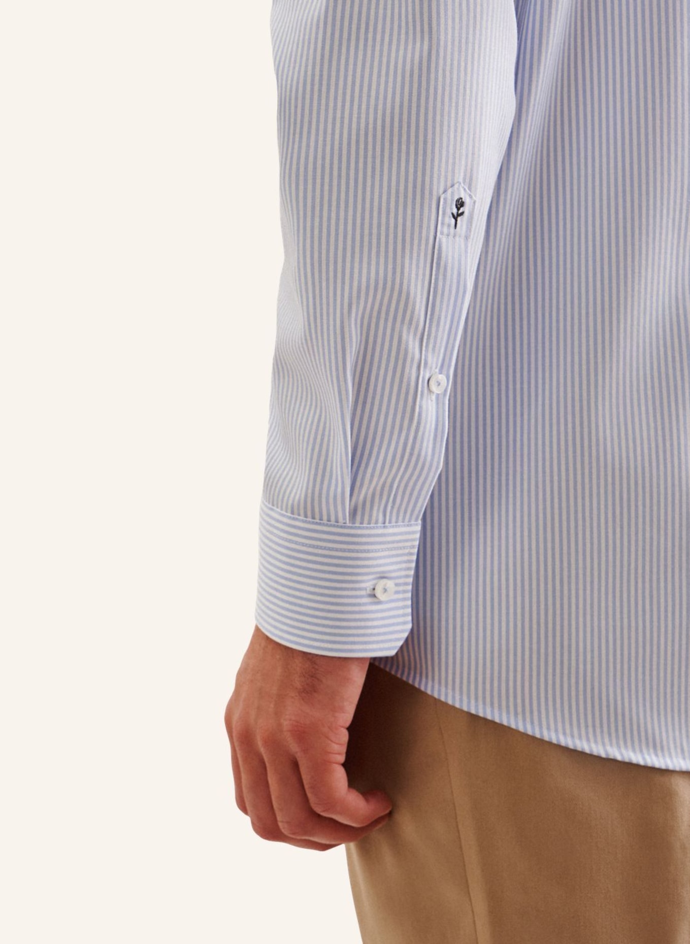 seidensticker Business Hemd Regular Fit, Farbe: HELLBLAU (Bild 3)