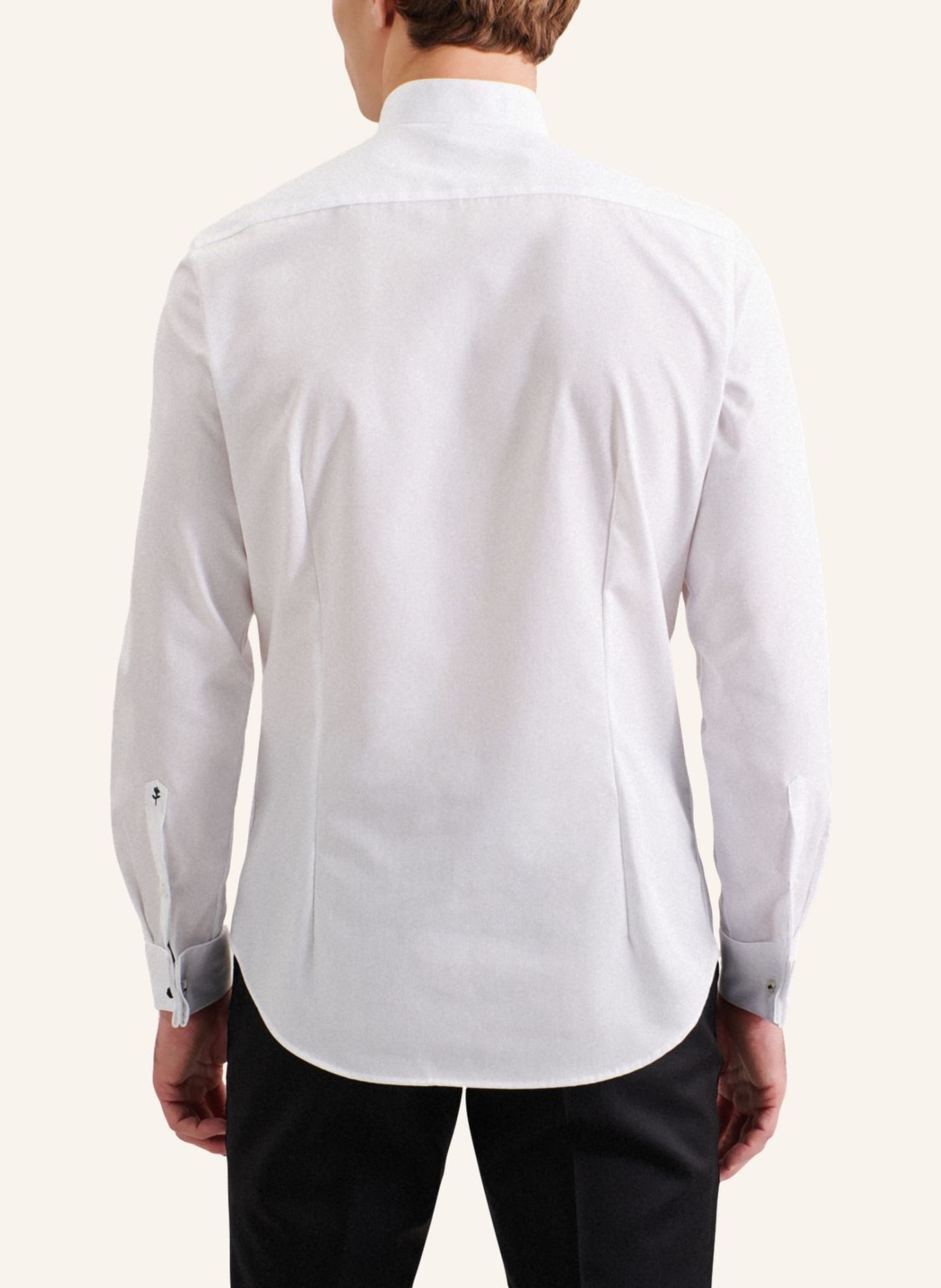 seidensticker Smoking-Hemd Slim Fit mit Umschlagmanschette, Farbe: WEISS (Bild 2)