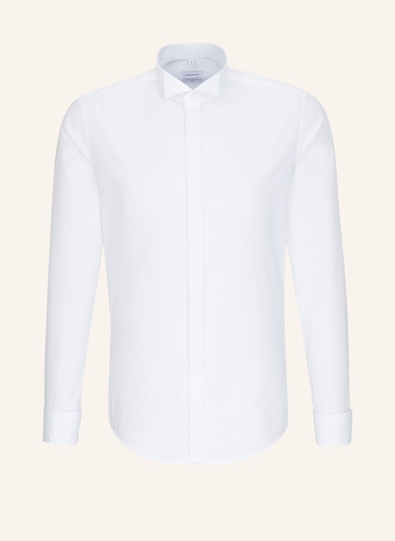 seidensticker Smoking-Hemd Slim Fit mit Umschlagmanschette, Farbe: WEISS (Bild 3)