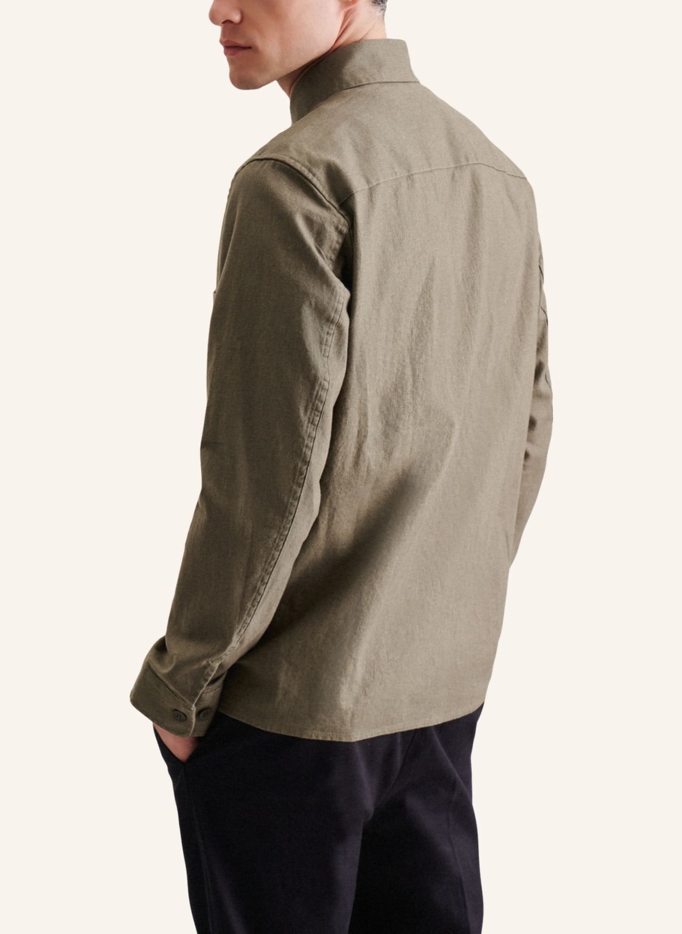 studio seidensticker Overshirt Regular Fit, Farbe: GRÜN (Bild 2)