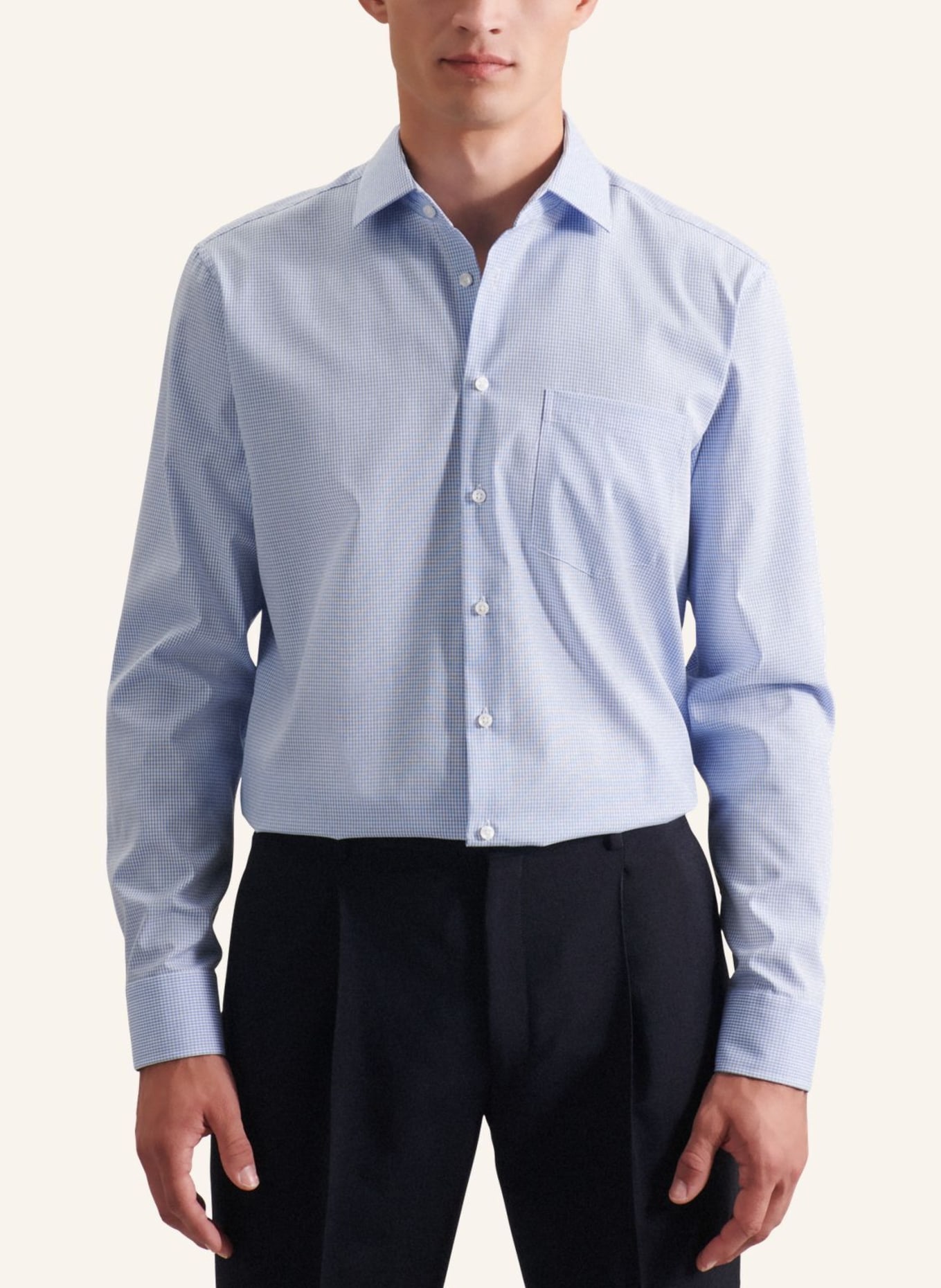 seidensticker Business Hemd Regular Fit, Farbe: HELLBLAU (Bild 6)