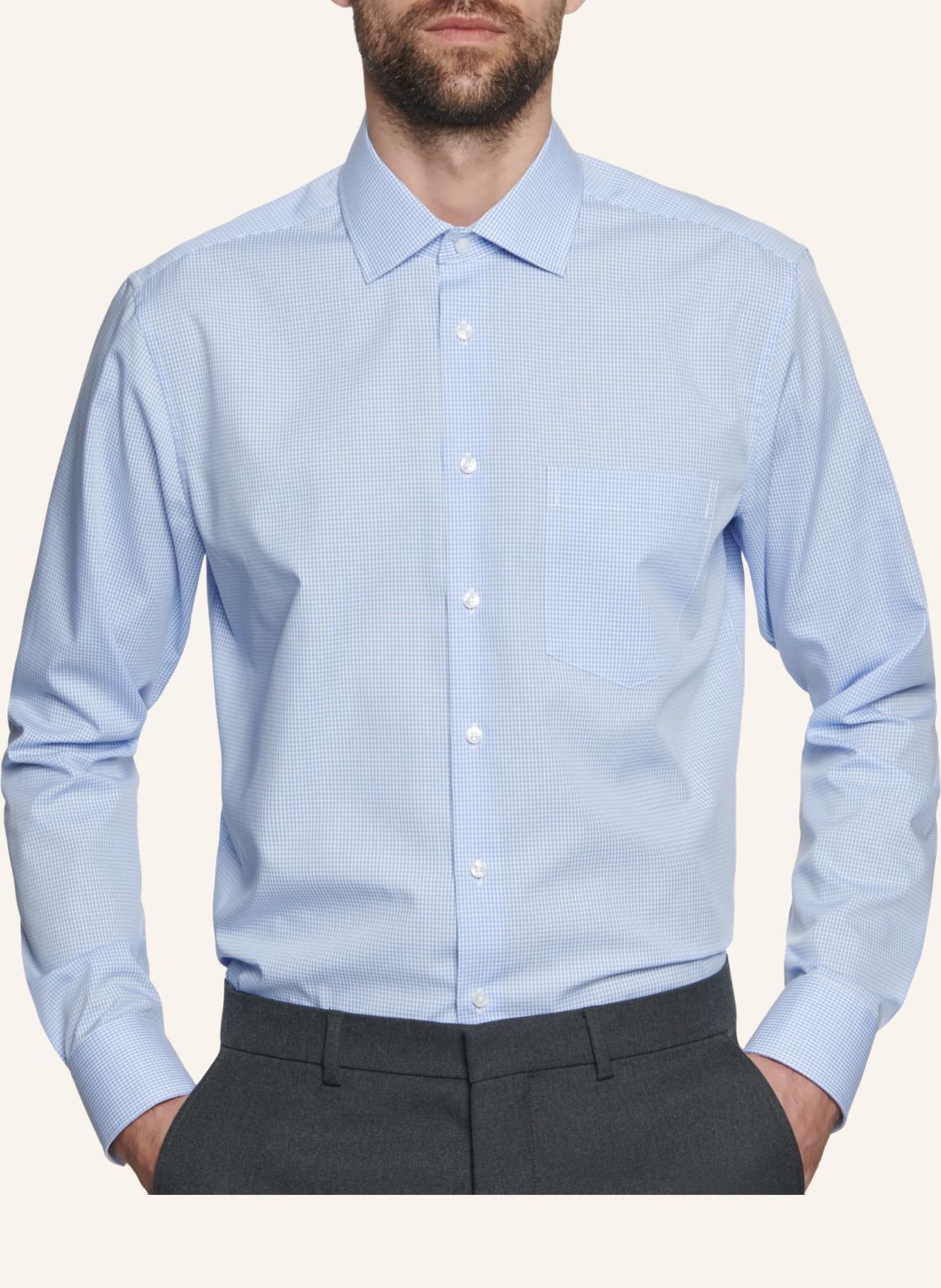 seidensticker Business Hemd Regular Fit, Farbe: HELLBLAU (Bild 5)