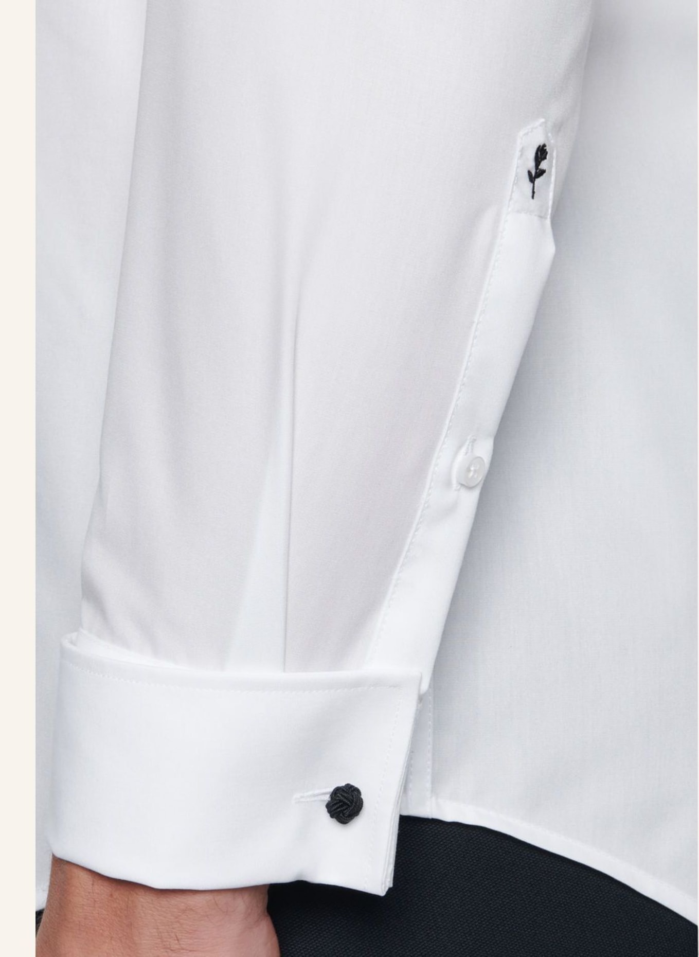 seidensticker Hemd Shaped Fit mit Umschlagmanschette, Farbe: WEISS (Bild 4)