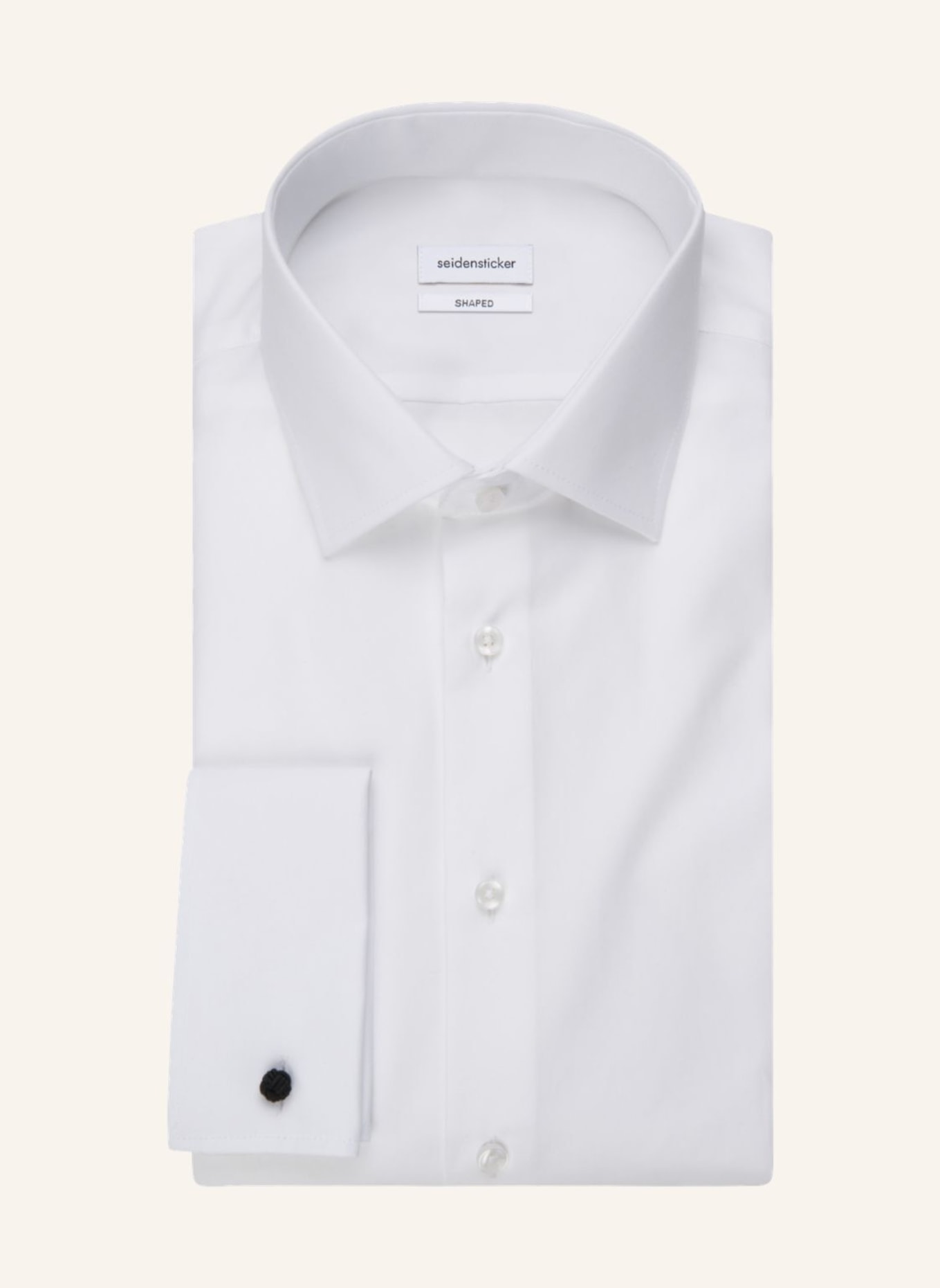 seidensticker Hemd Shaped Fit mit Umschlagmanschette, Farbe: WEISS (Bild 1)