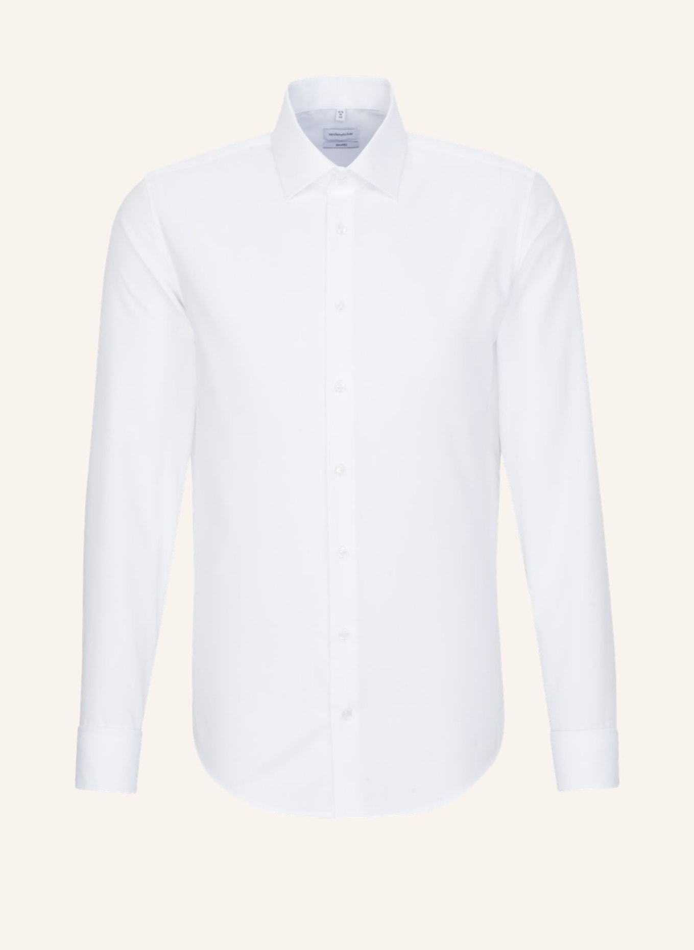 seidensticker Hemd Shaped Fit mit Umschlagmanschette, Farbe: WEISS (Bild 3)