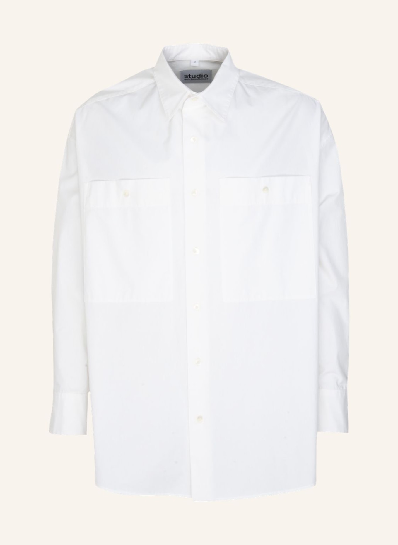 studio seidensticker Casual Hemd, Hemd Oversized, Farbe: WEISS (Bild 1)