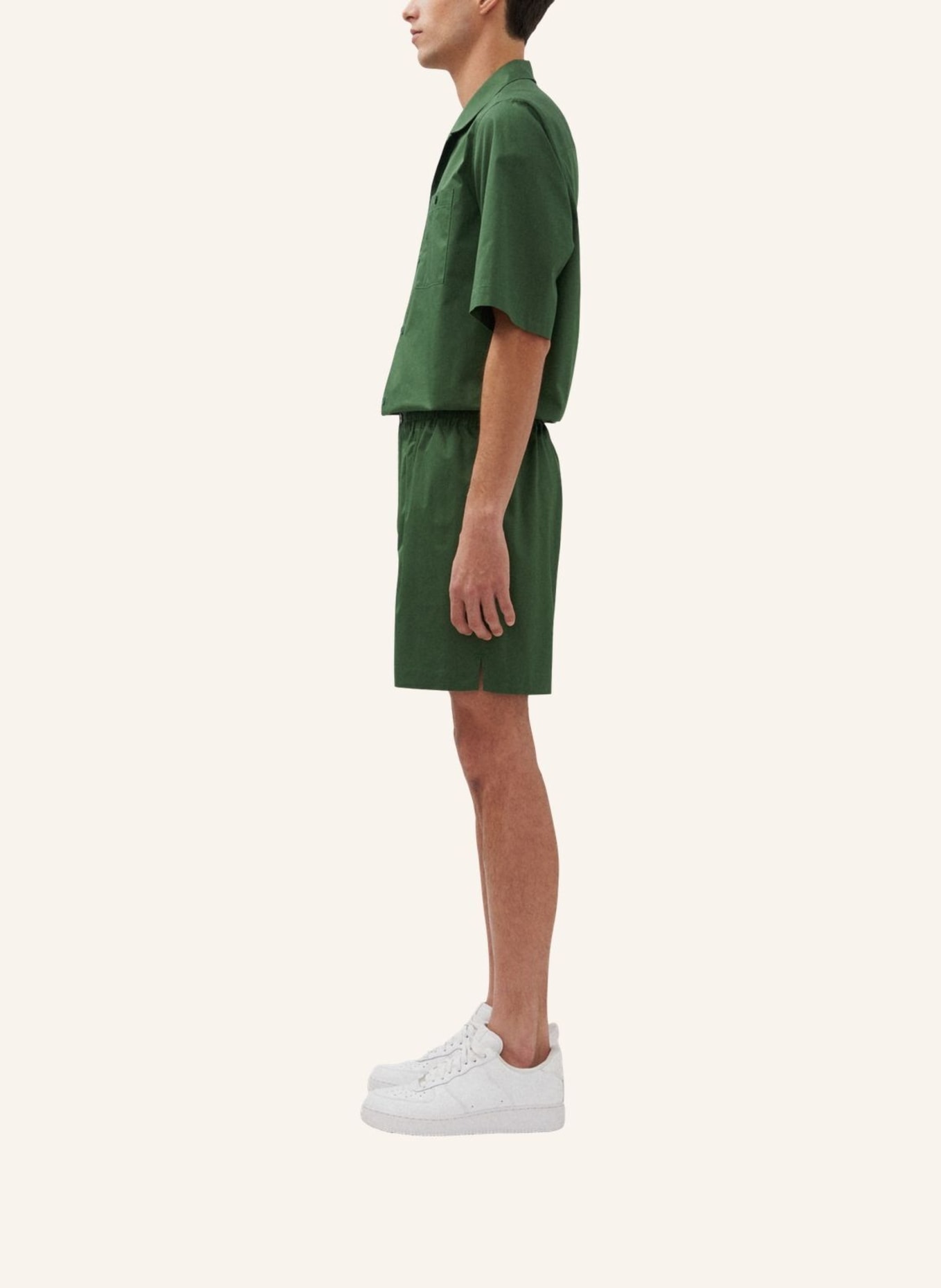 studio seidensticker Shorts, Chinoshorts Regular Fit, Farbe: GRÜN (Bild 2)