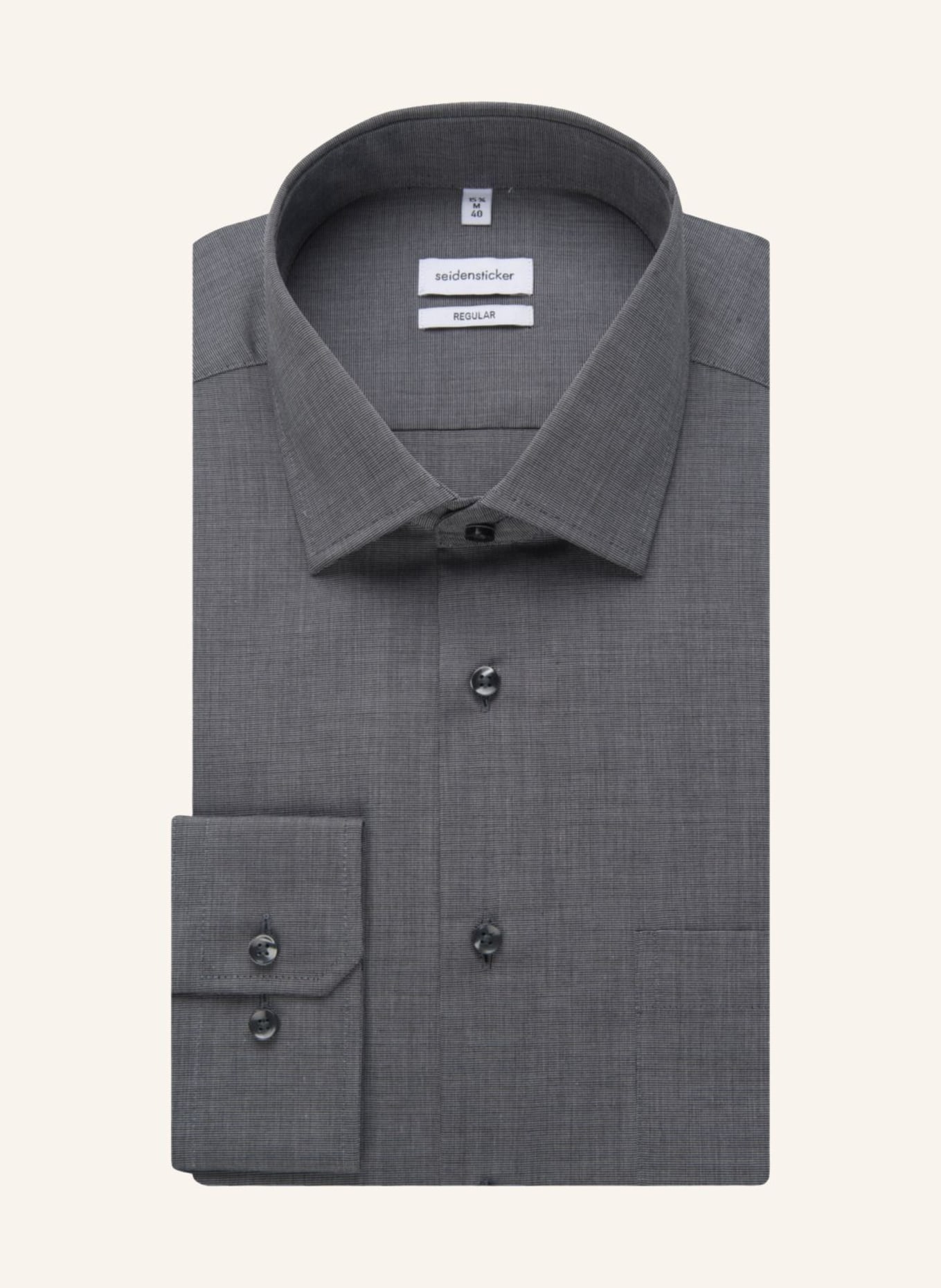seidensticker Business Hemd Regular Fit, Farbe: GRAU (Bild 1)